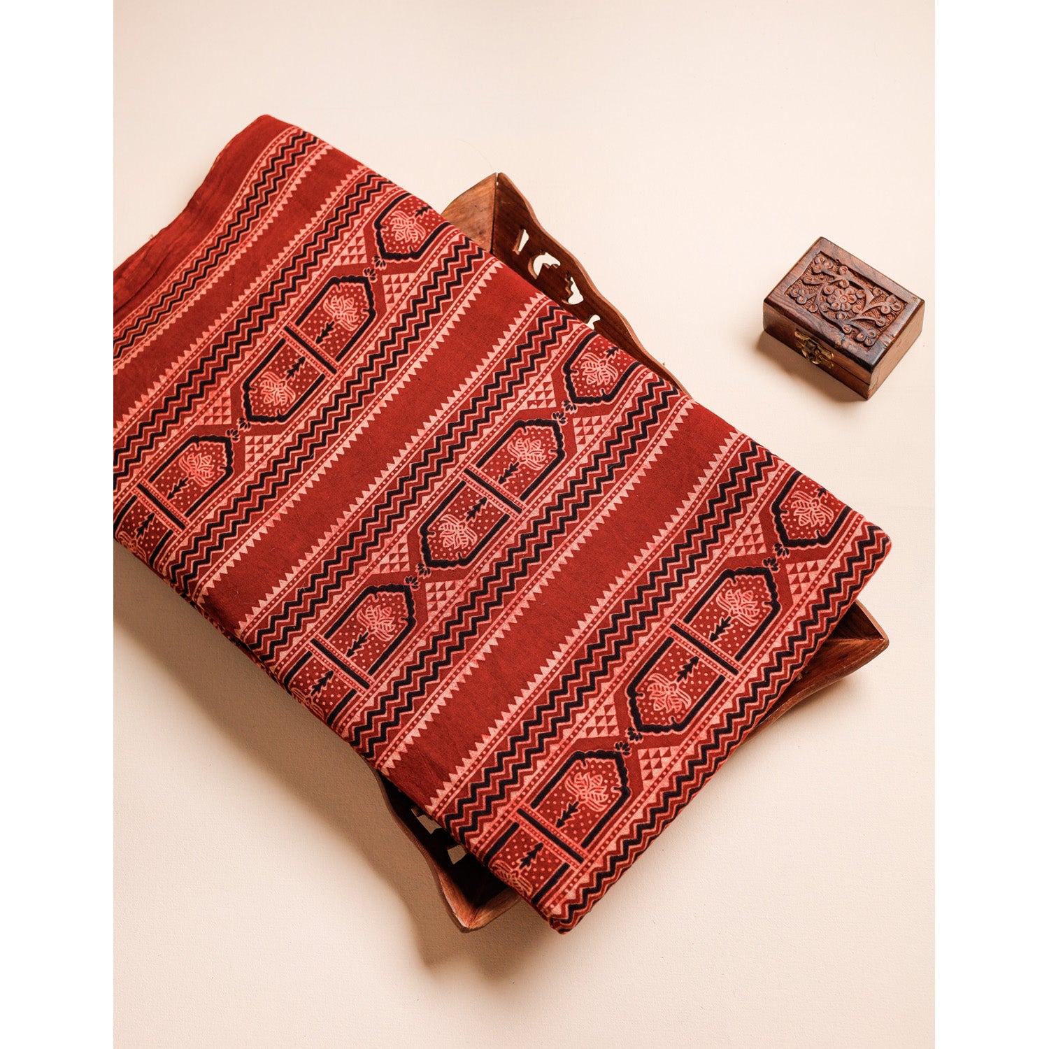 PURE COTTON AJRAKH FABRIC