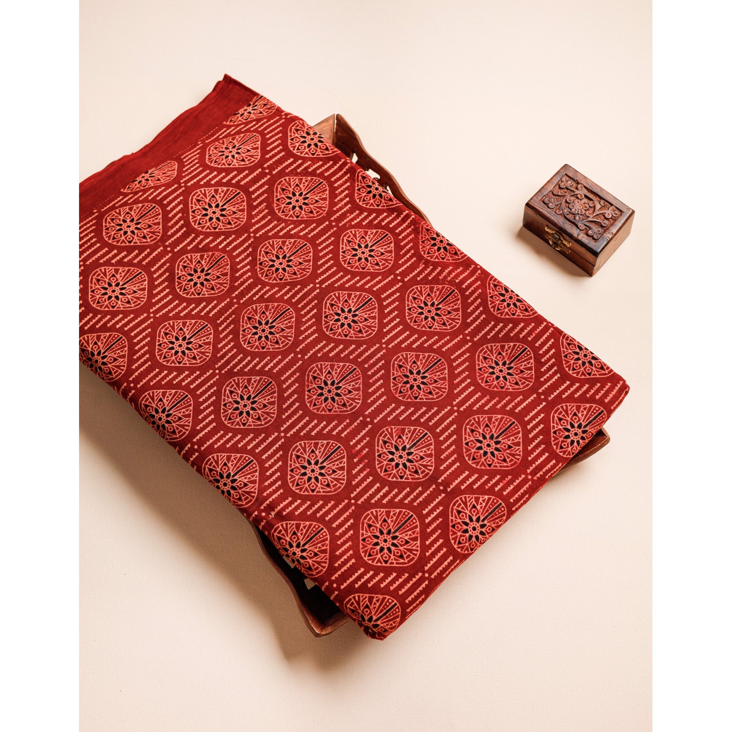 PURE COTTON AJRAKH FABRIC