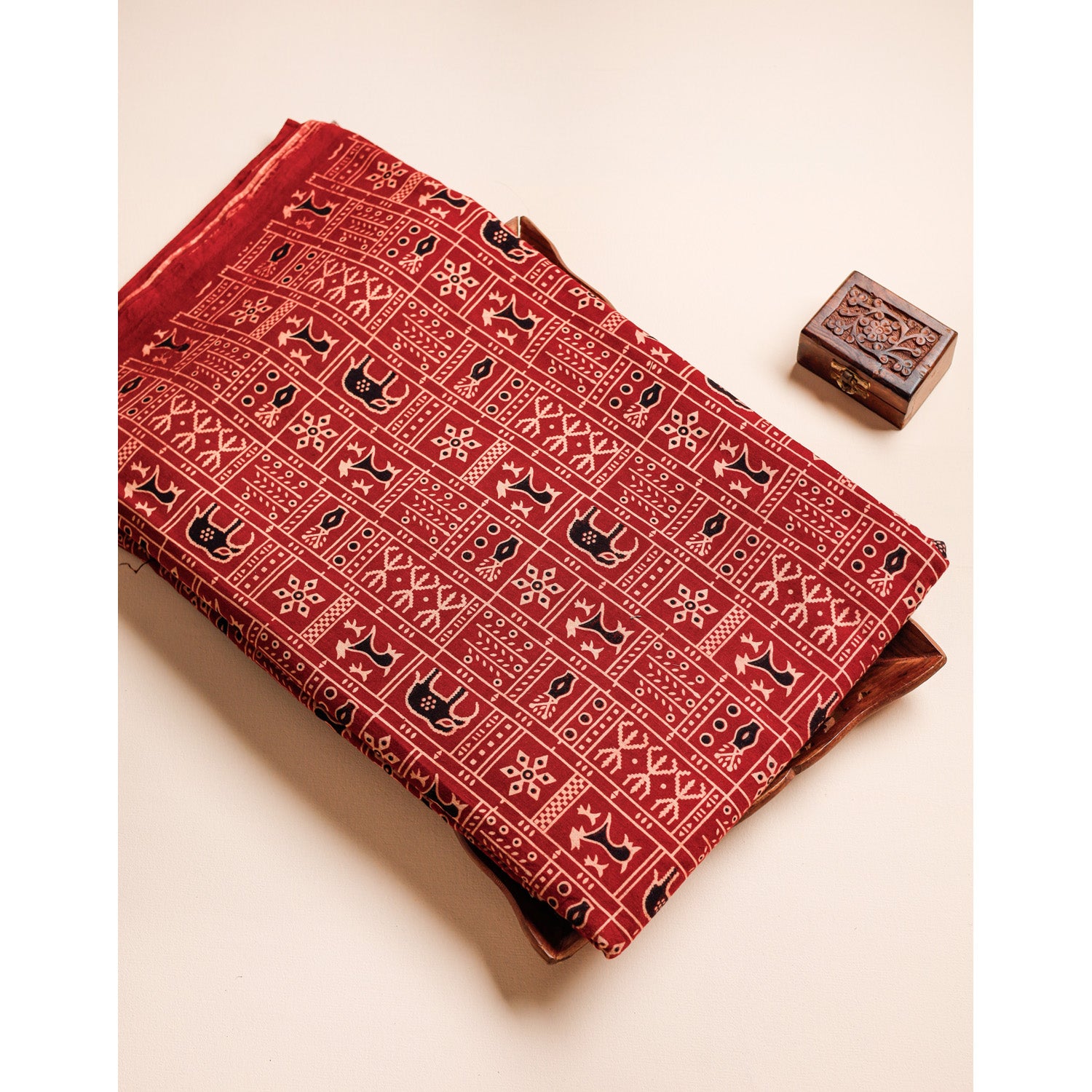 PURE COTTON AJRAKH FABRIC