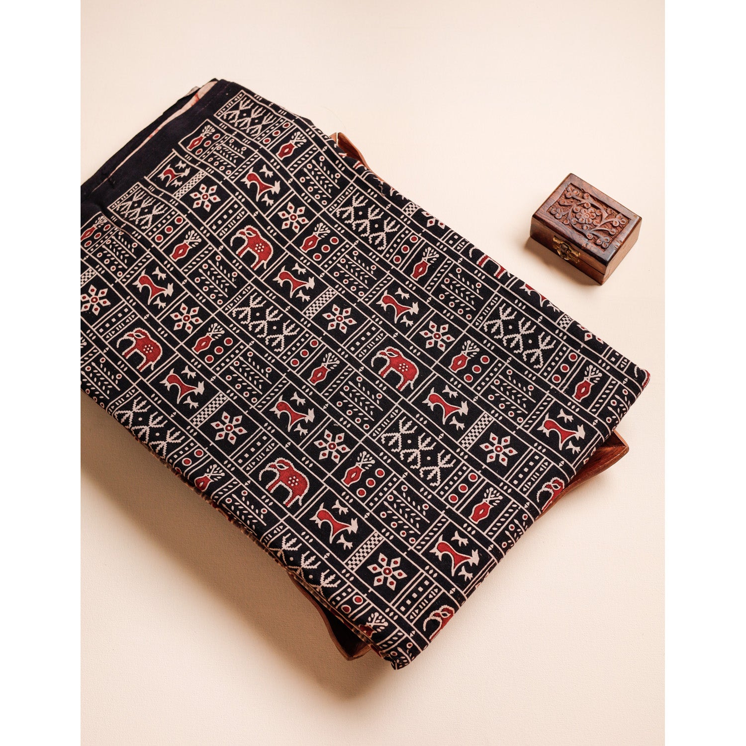 PURE COTTON AJRAKH FABRIC