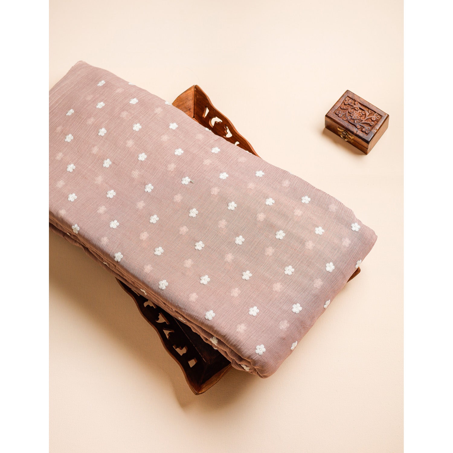 COTTON CHIFFON EMBROIDERED FABRIC