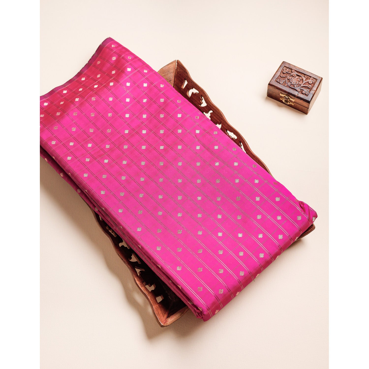 SEMI RAW SILK FABRIC