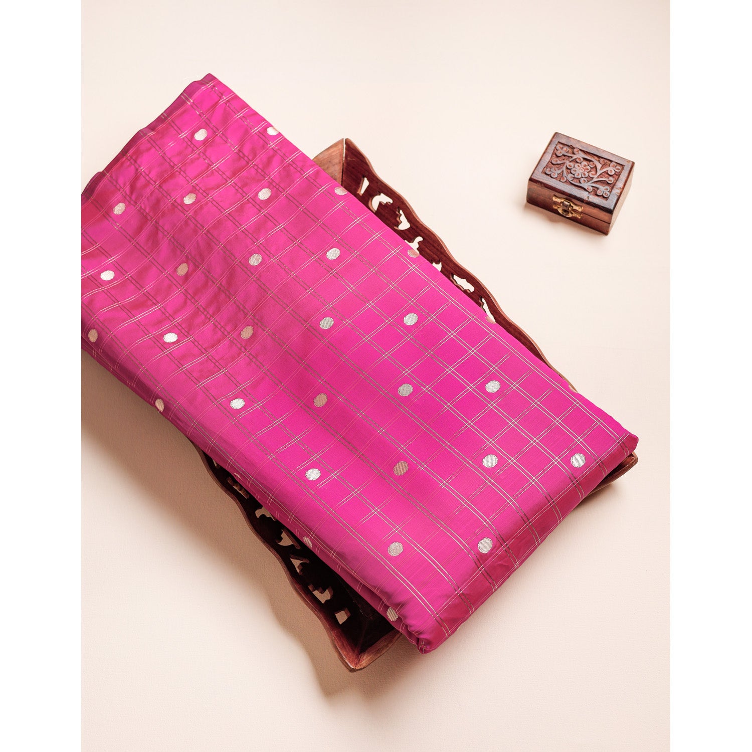 SEMI RAW SILK FABRIC