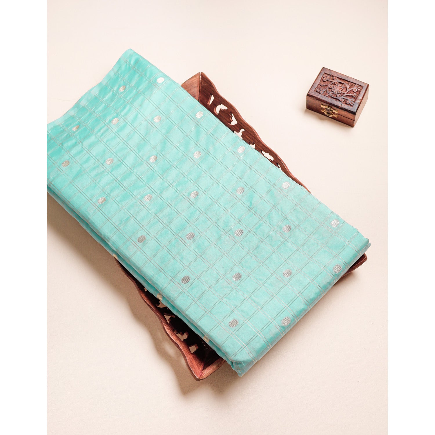 SEMI RAW SILK FABRIC