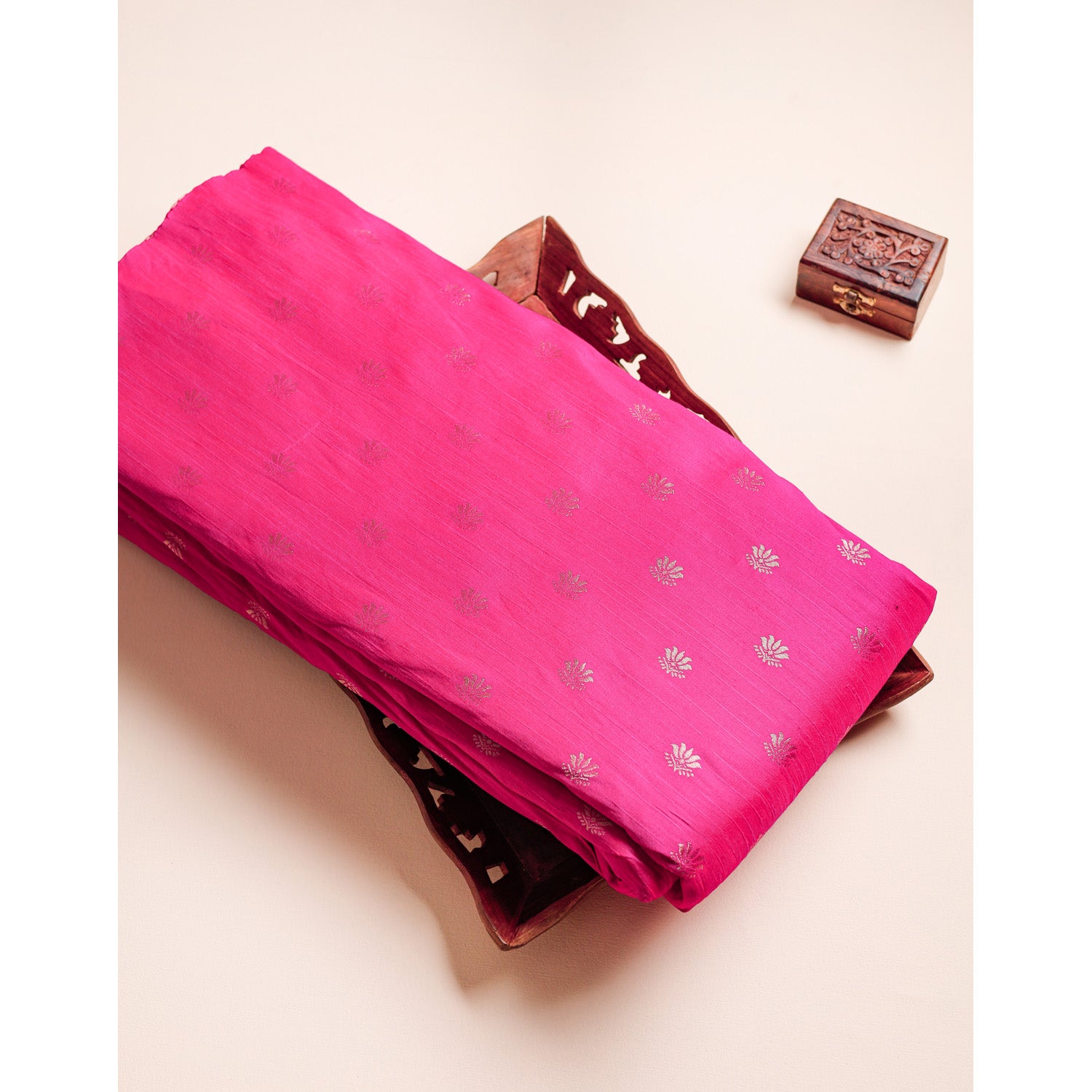 BANARASI CHANDERI SILK FABRIC