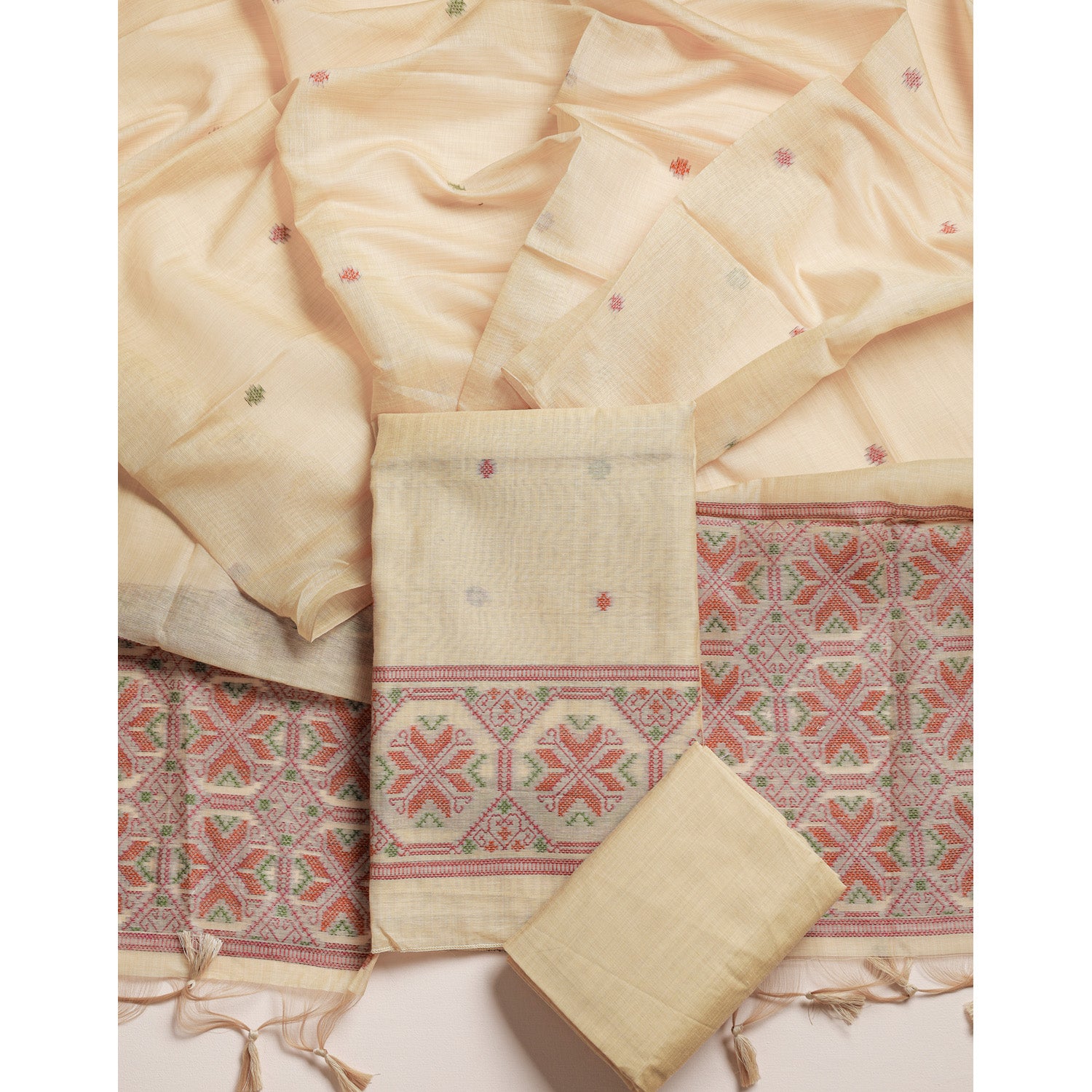 MUGA SILK WOVEN SUIT SET