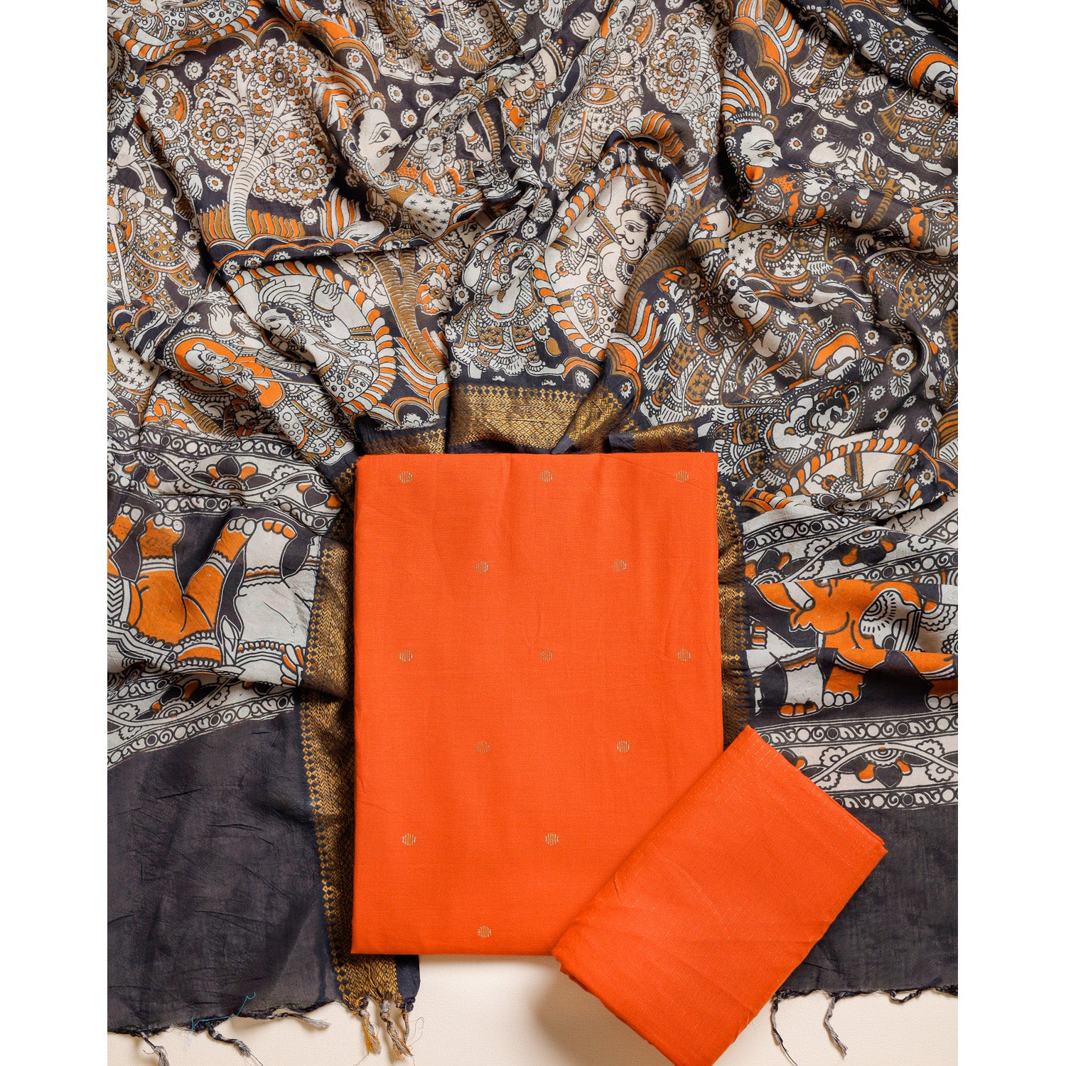 COTTON HANDLOOM SUIT SET