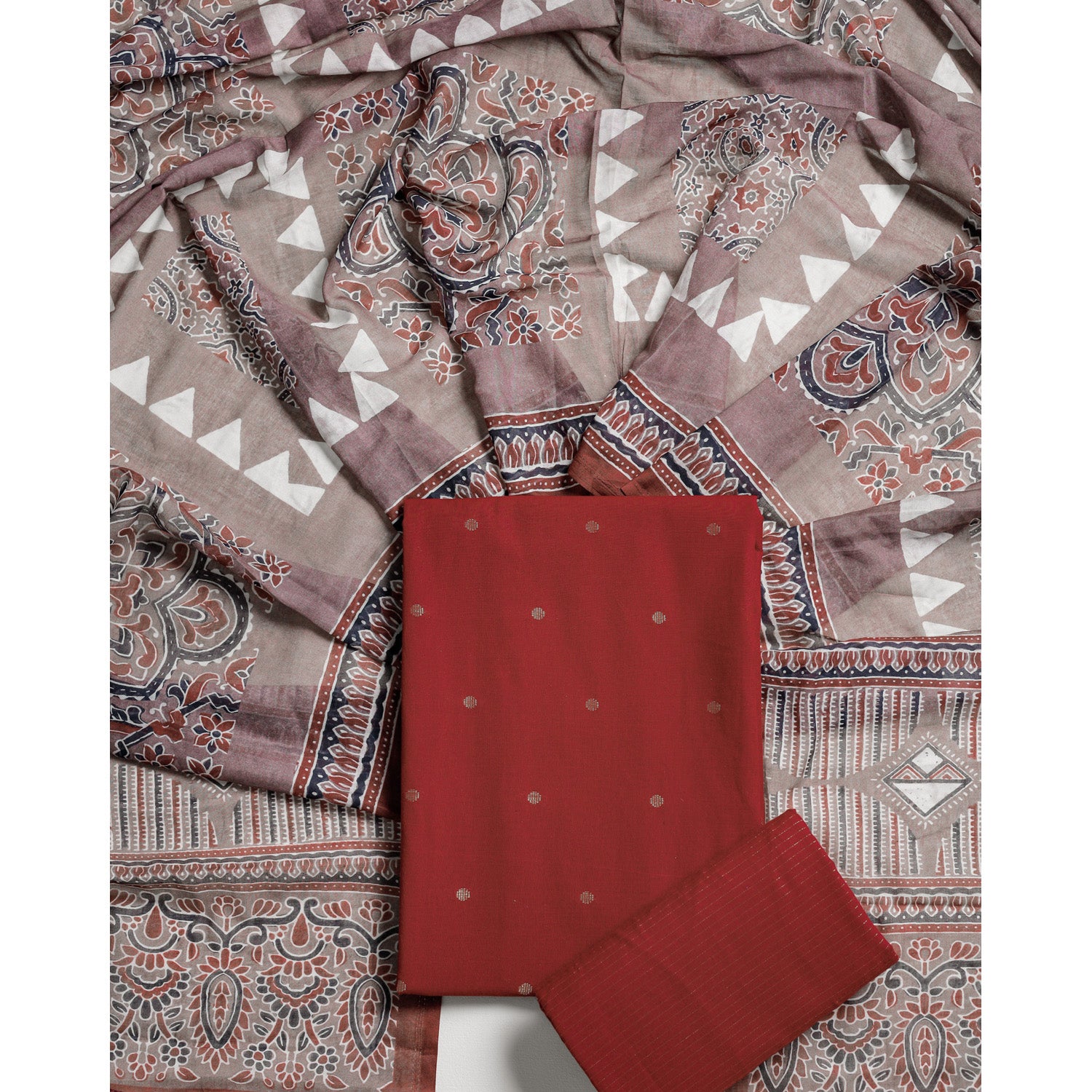 COTTON HANDLOOM SUIT SET