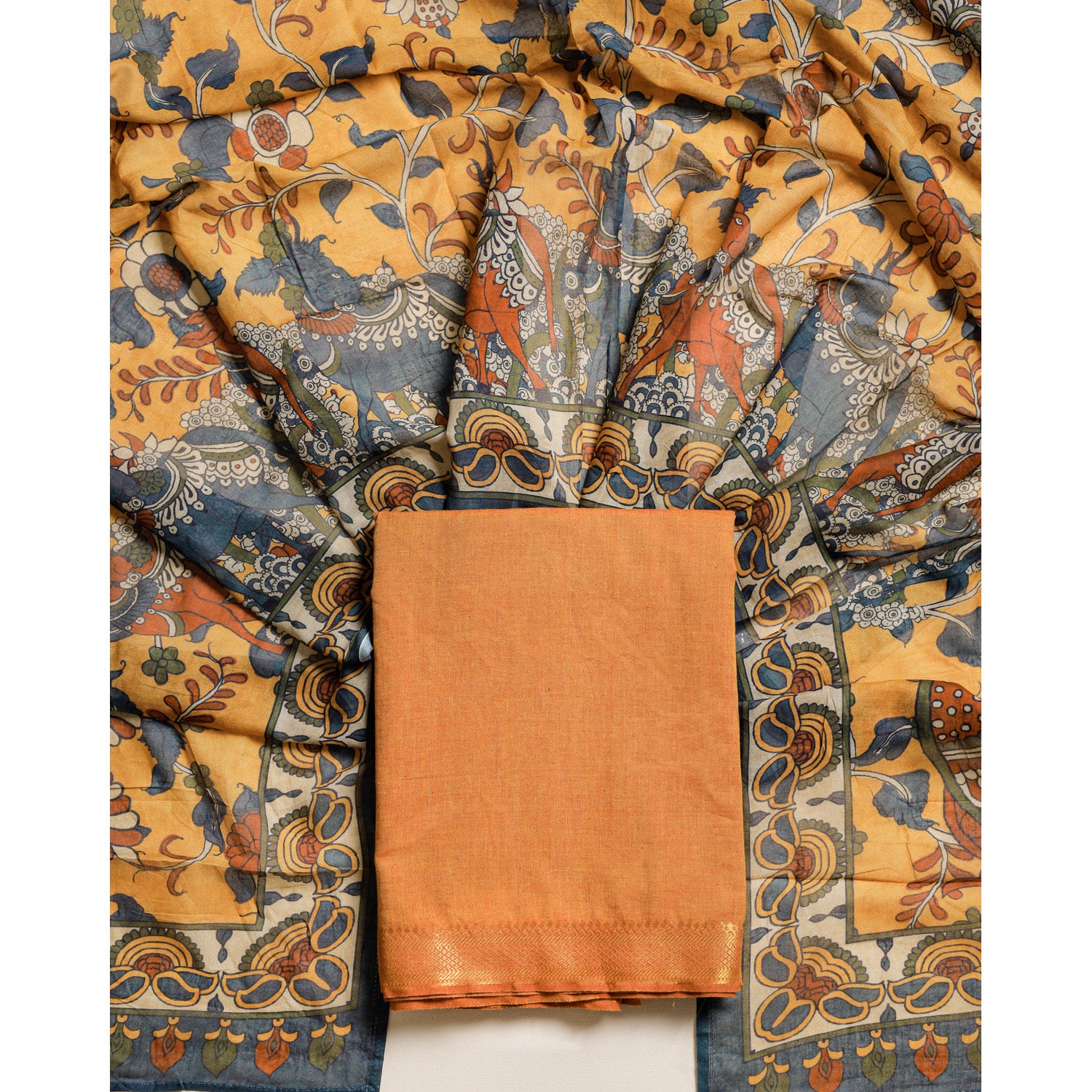 COTTON HANDLOOM 2 PIECE SET