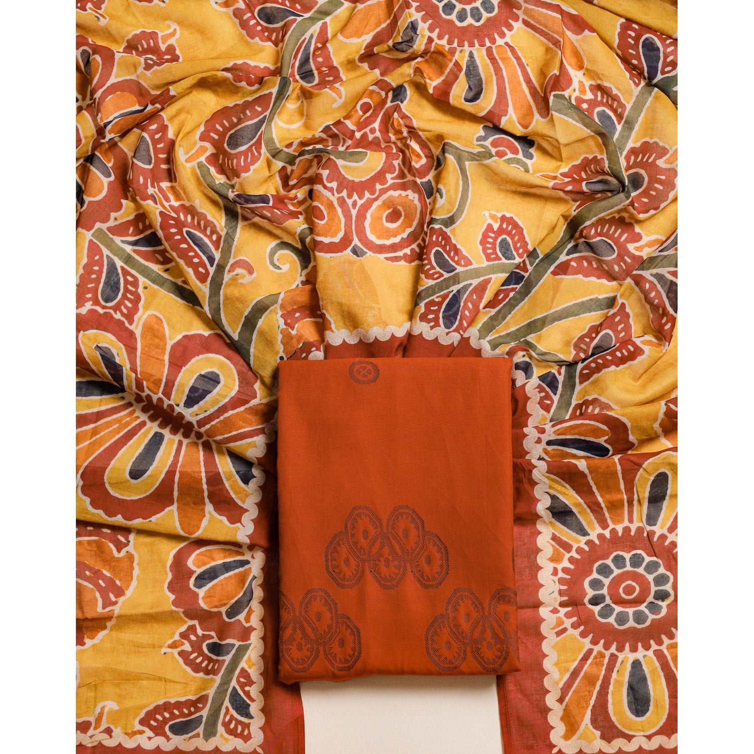COTTON HANDLOOM 2 PIECE SET