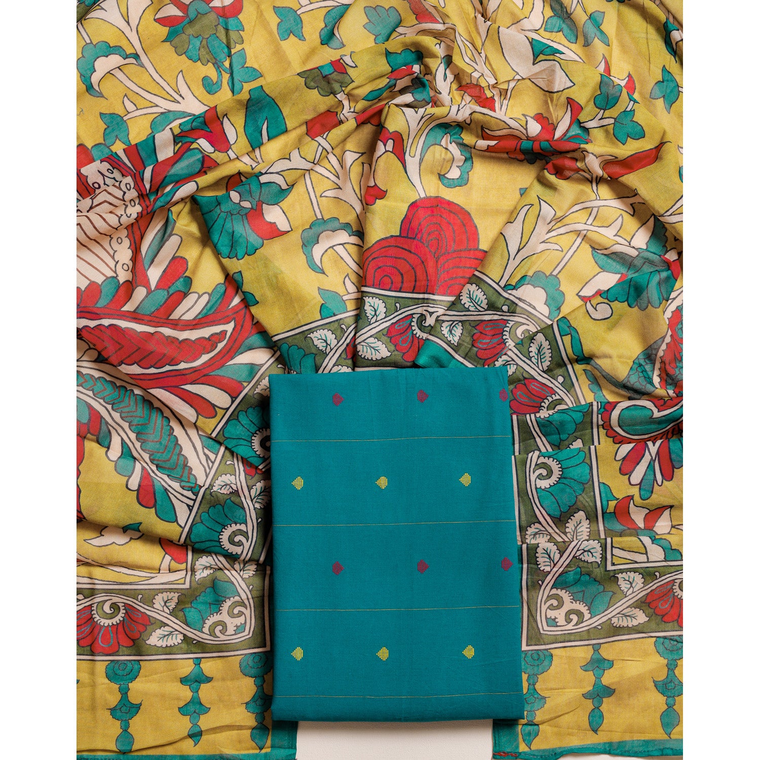 COTTON HANDLOOM 2 PIECE SET