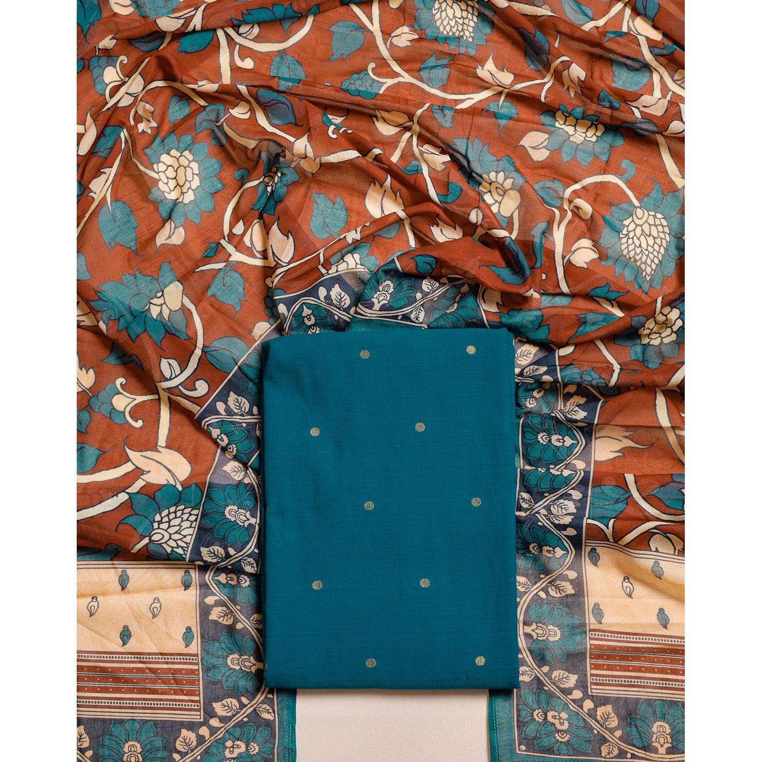 COTTON HANDLOOM 2 PIECE SET