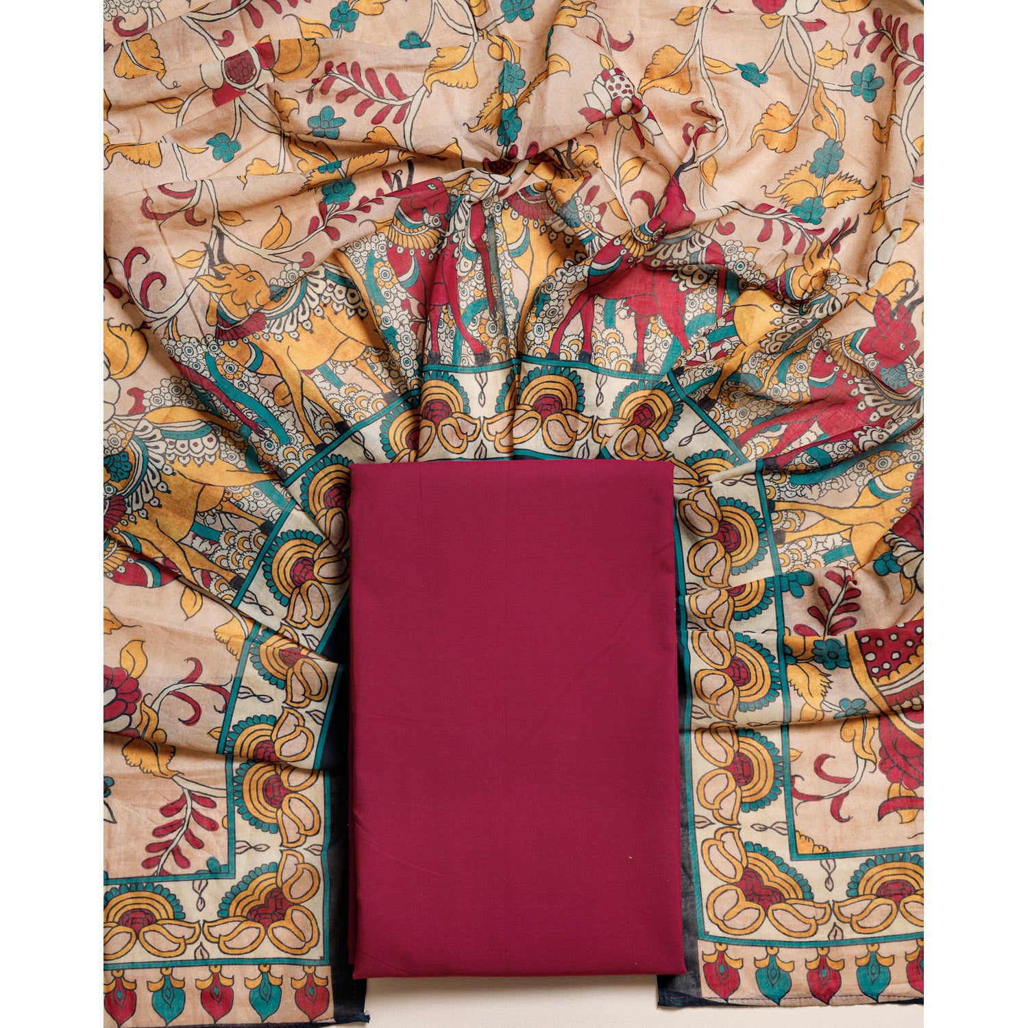 COTTON HANDLOOM 2 PIECE SET