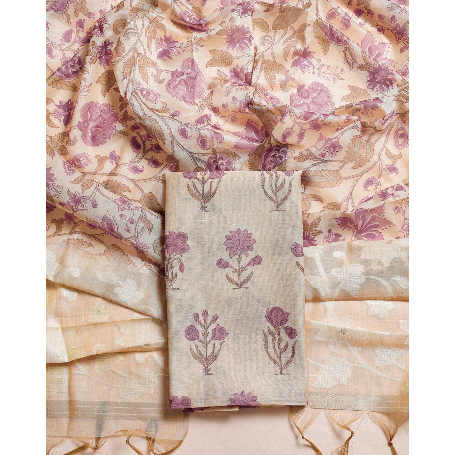 MODAL MUGHAL PRINTED 2 PIECE SET