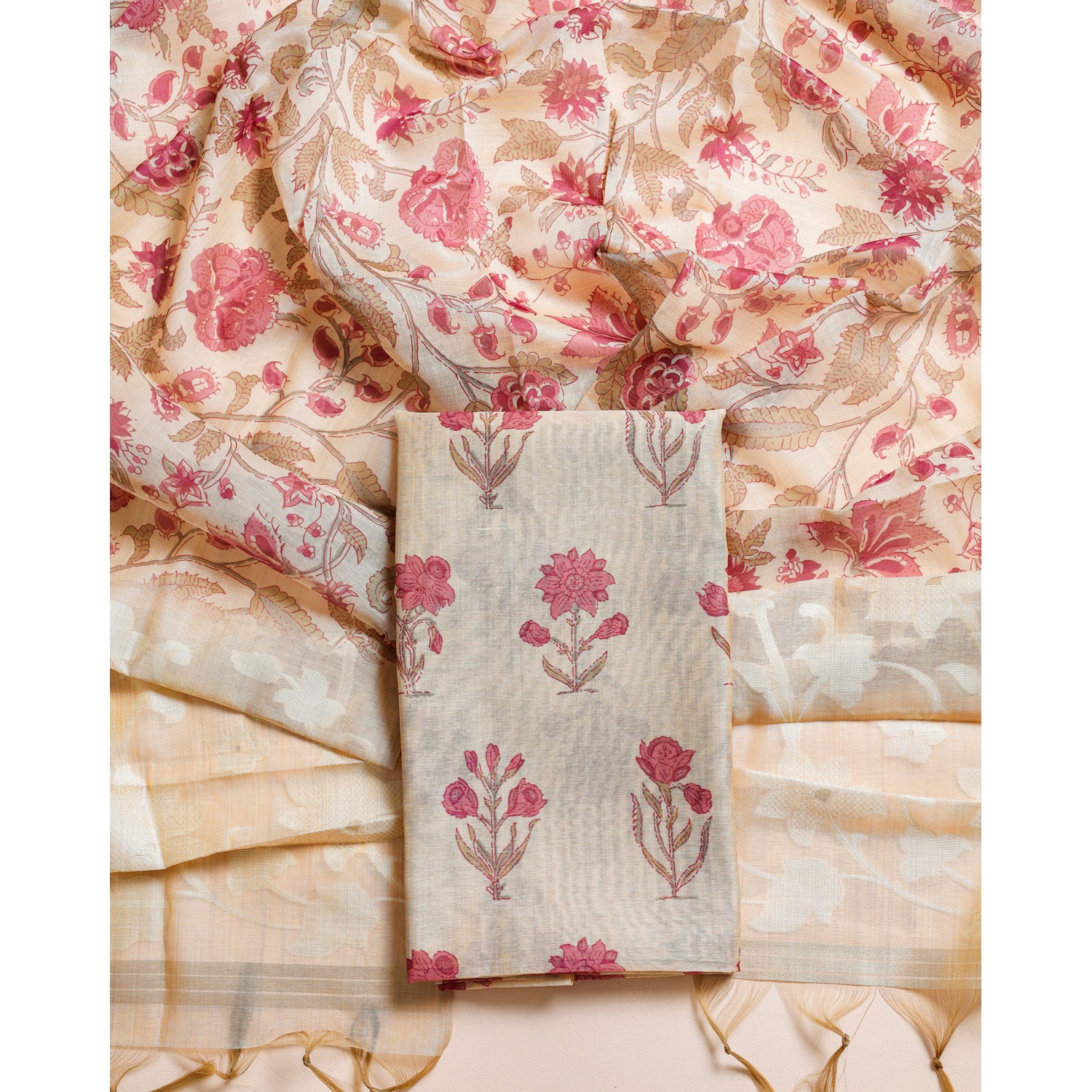 MODAL MUGHAL PRINTED 2 PIECE SET