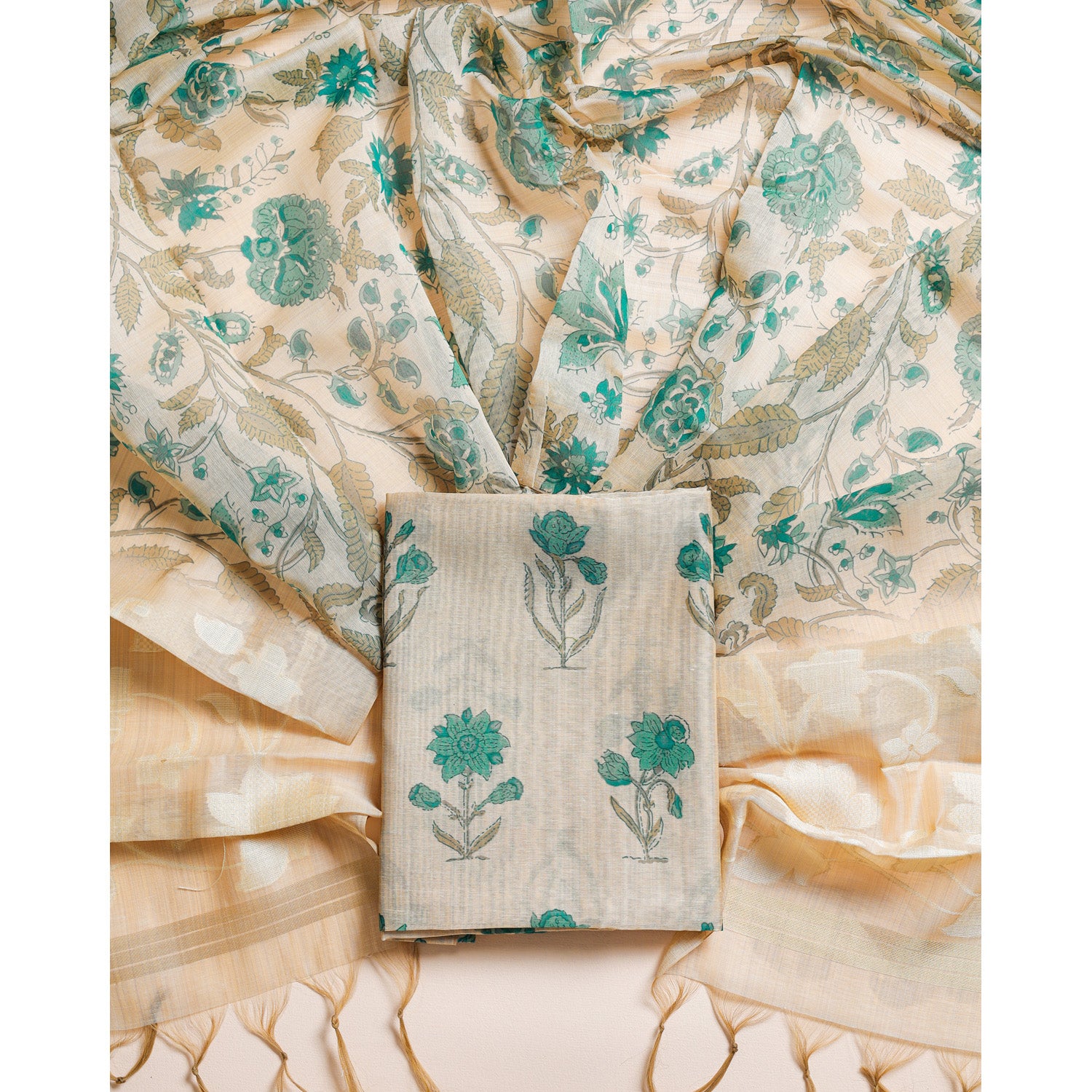 MODAL MUGHAL PRINTED 2 PIECE SET