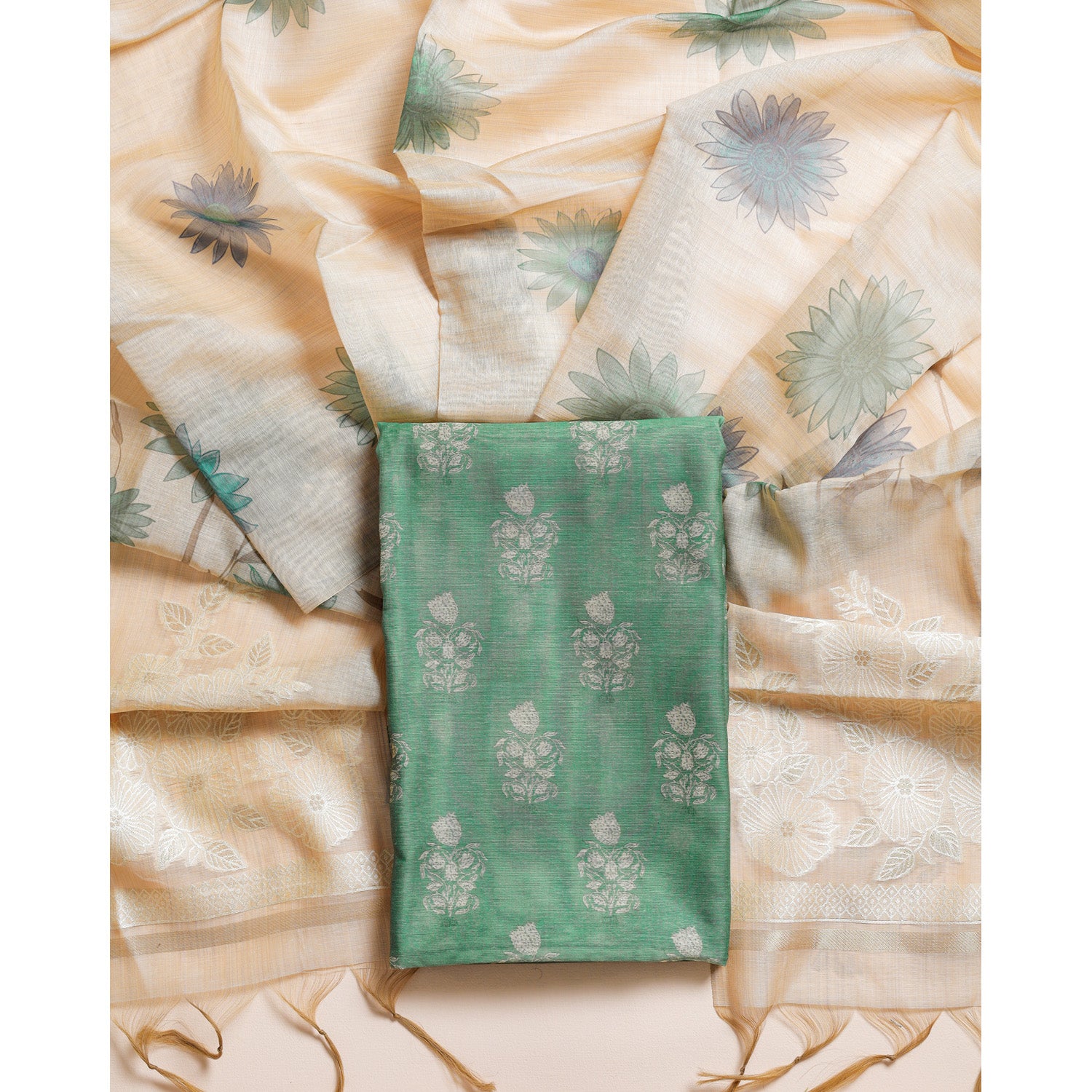 MODAL MUGHAL PRINTED 2 PIECE SET