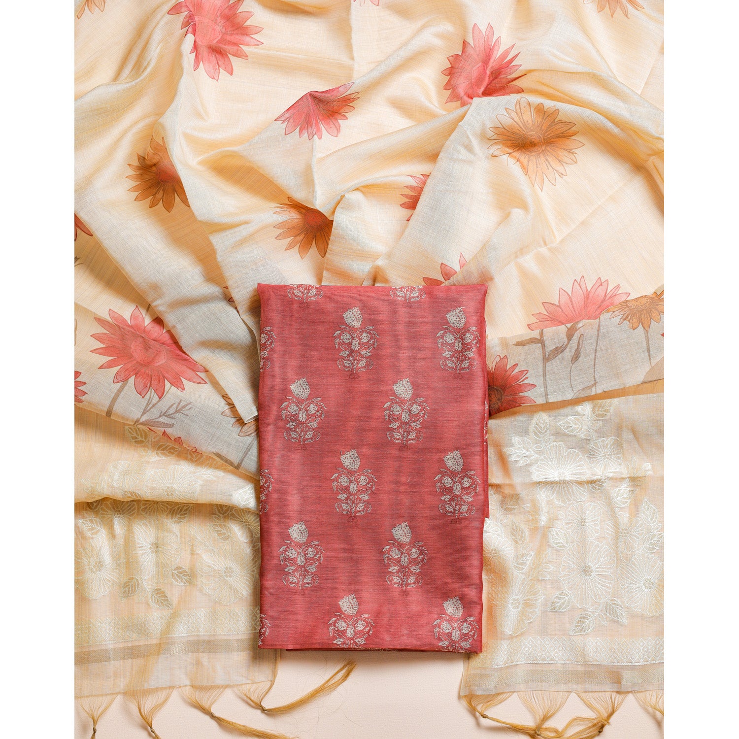 MODAL MUGHAL PRINTED 2 PIECE SET