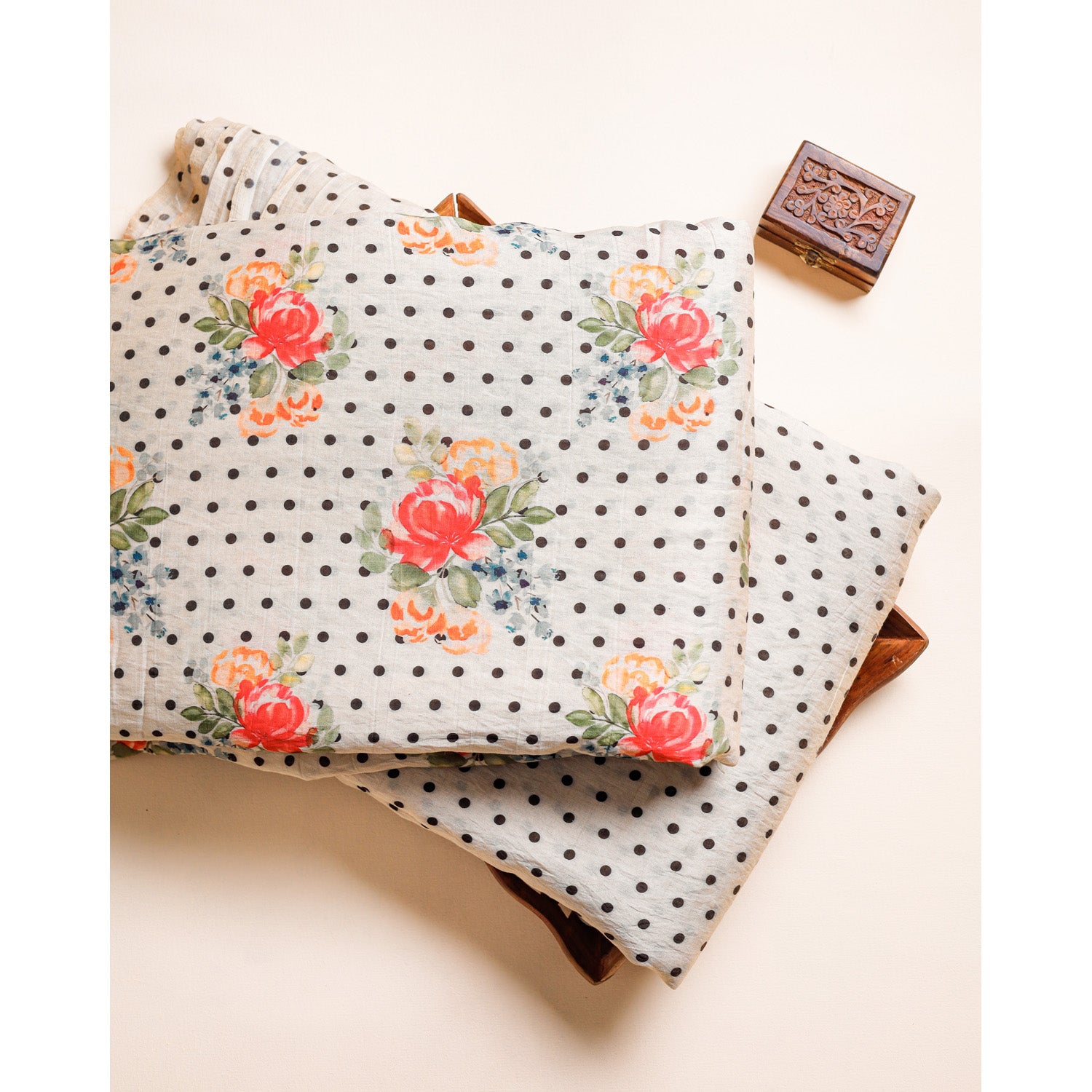 MOGRA CHANDERI PRINTED MIX & MATCH