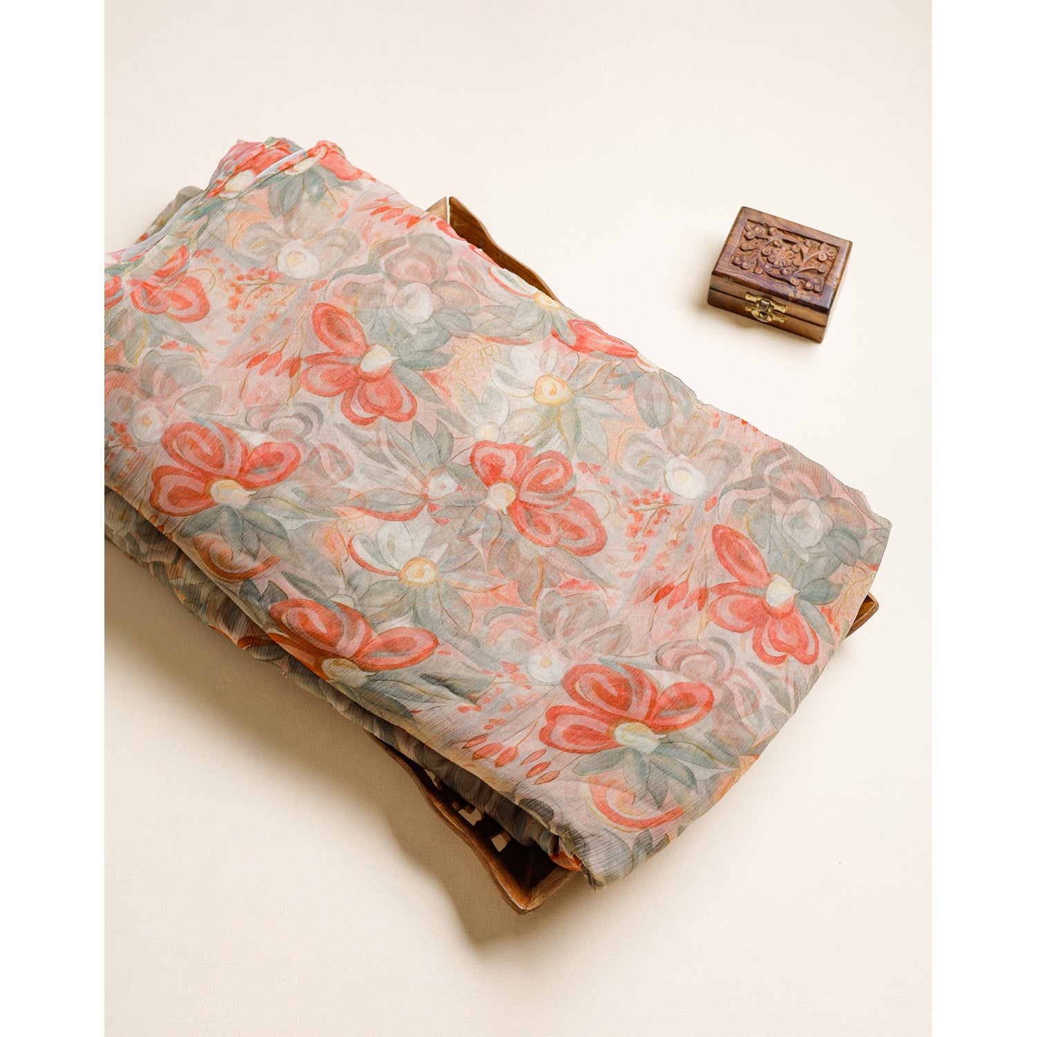 PURE CHIFFON PRINTED FABRIC