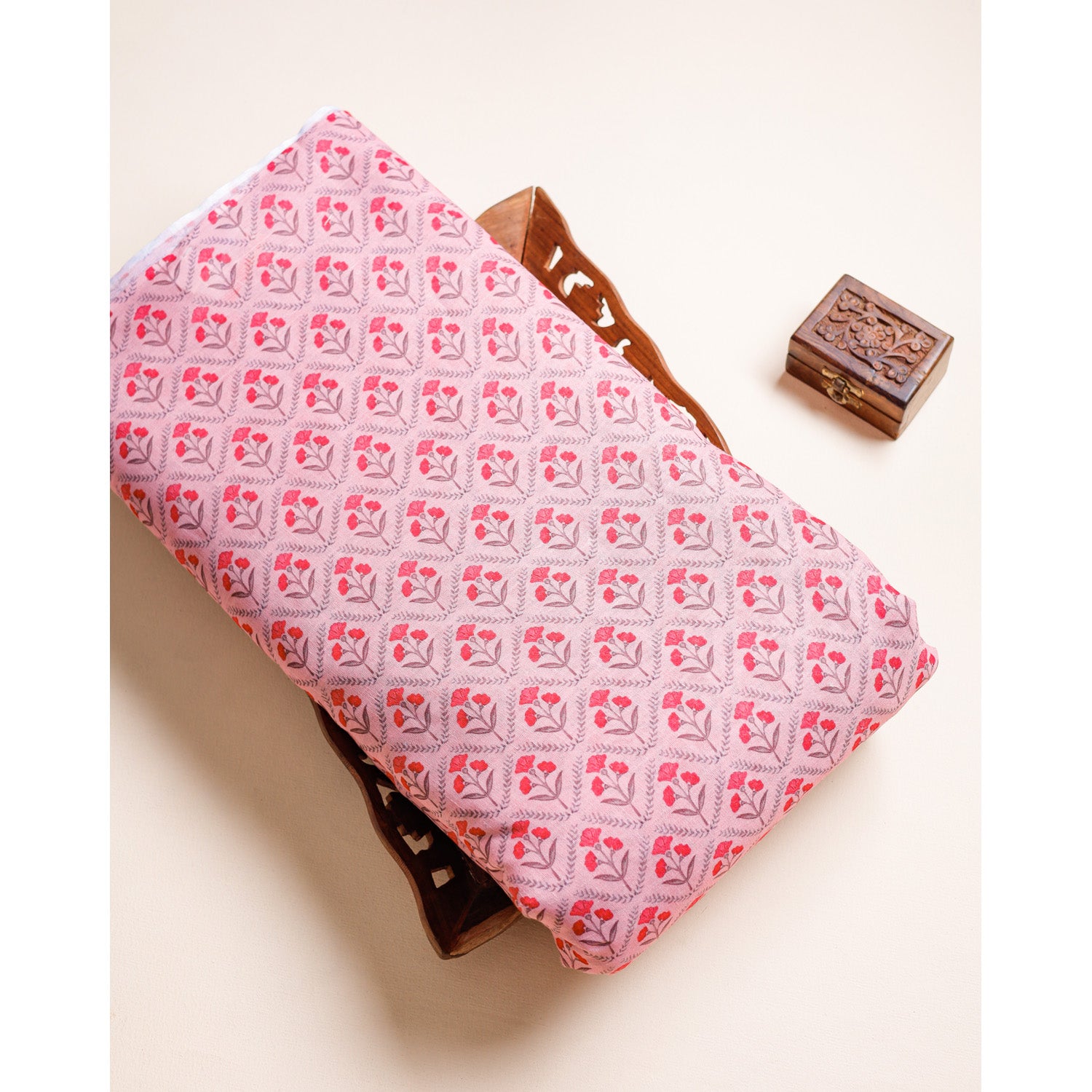 COTTON LINEN PRINTED FABRIC