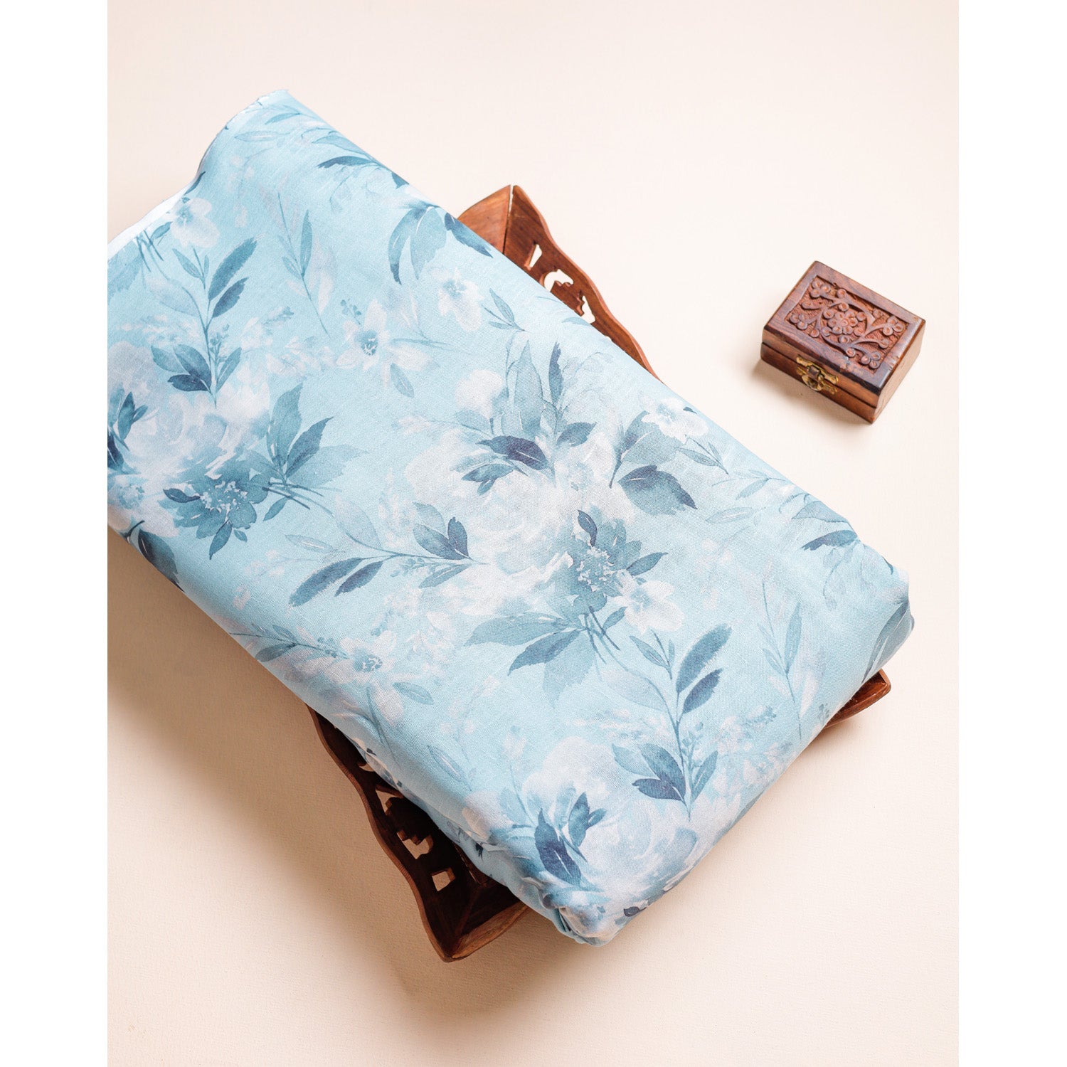 COTTON LINEN PRINTED FABRIC