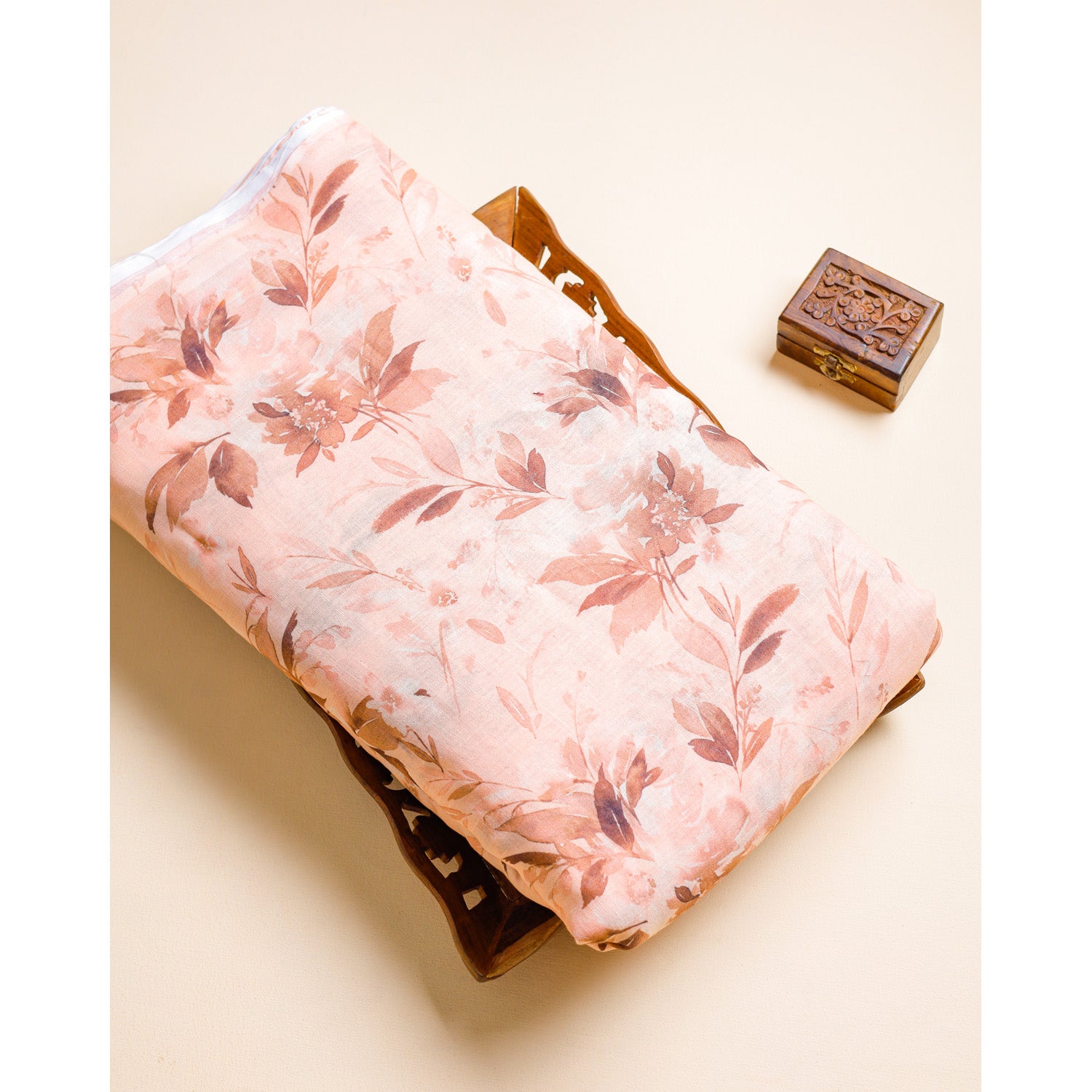 COTTON LINEN PRINTED FABRIC