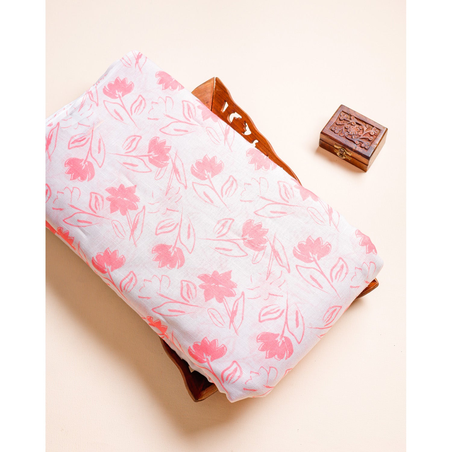 COTTON LINEN PRINTED FABRIC