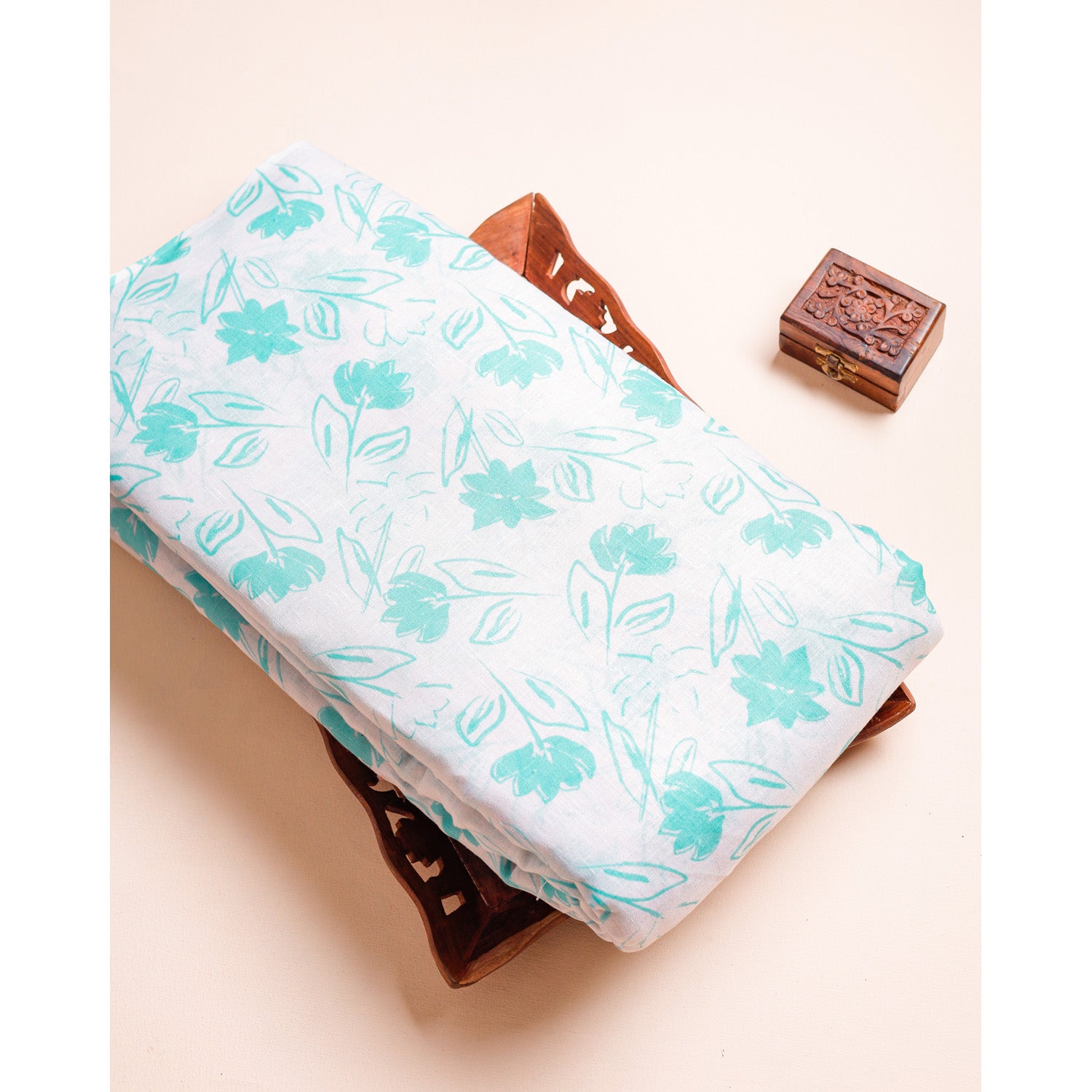 COTTON LINEN PRINTED FABRIC