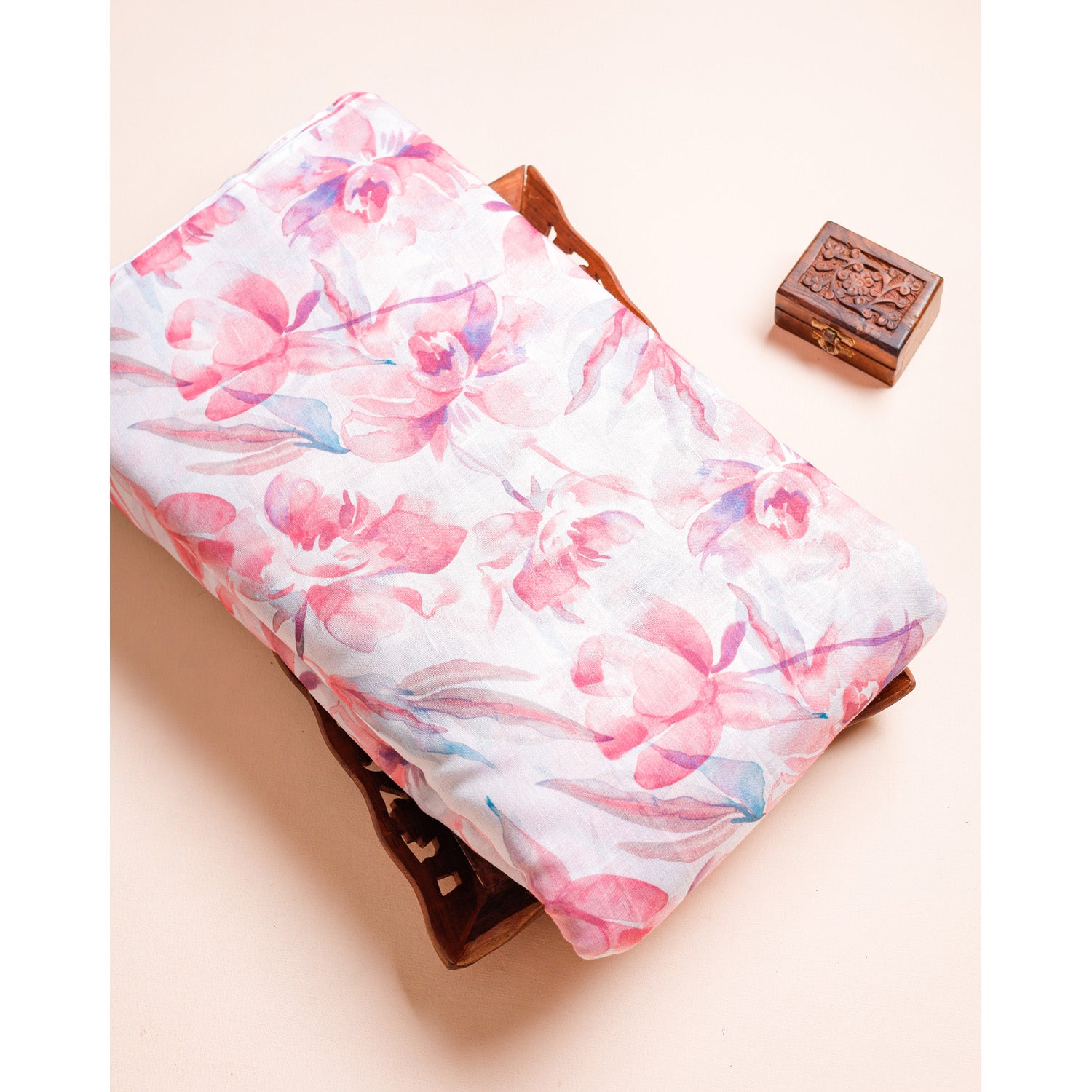 COTTON LINEN PRINTED FABRIC