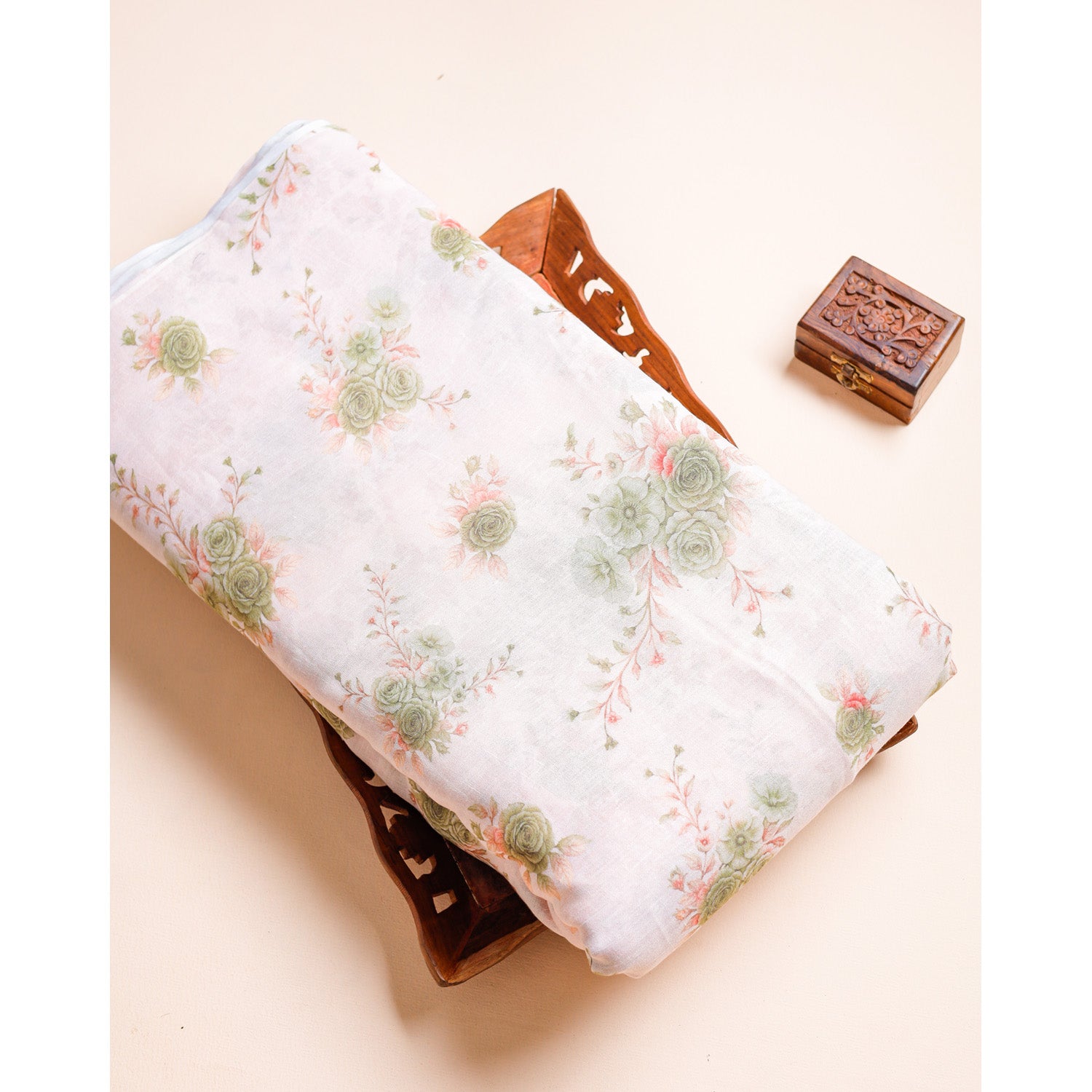 COTTON LINEN PRINTED FABRIC