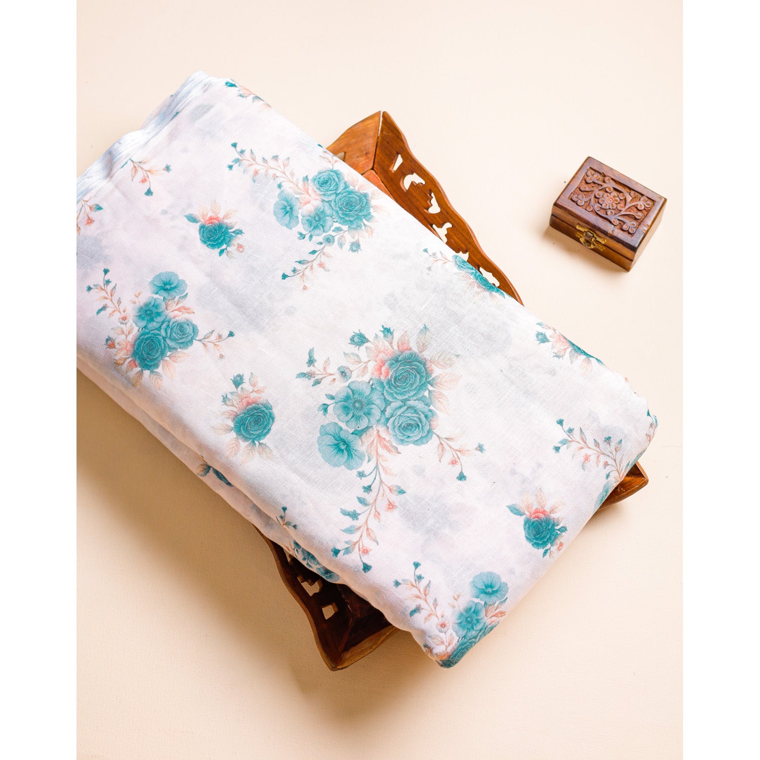 COTTON LINEN PRINTED FABRIC