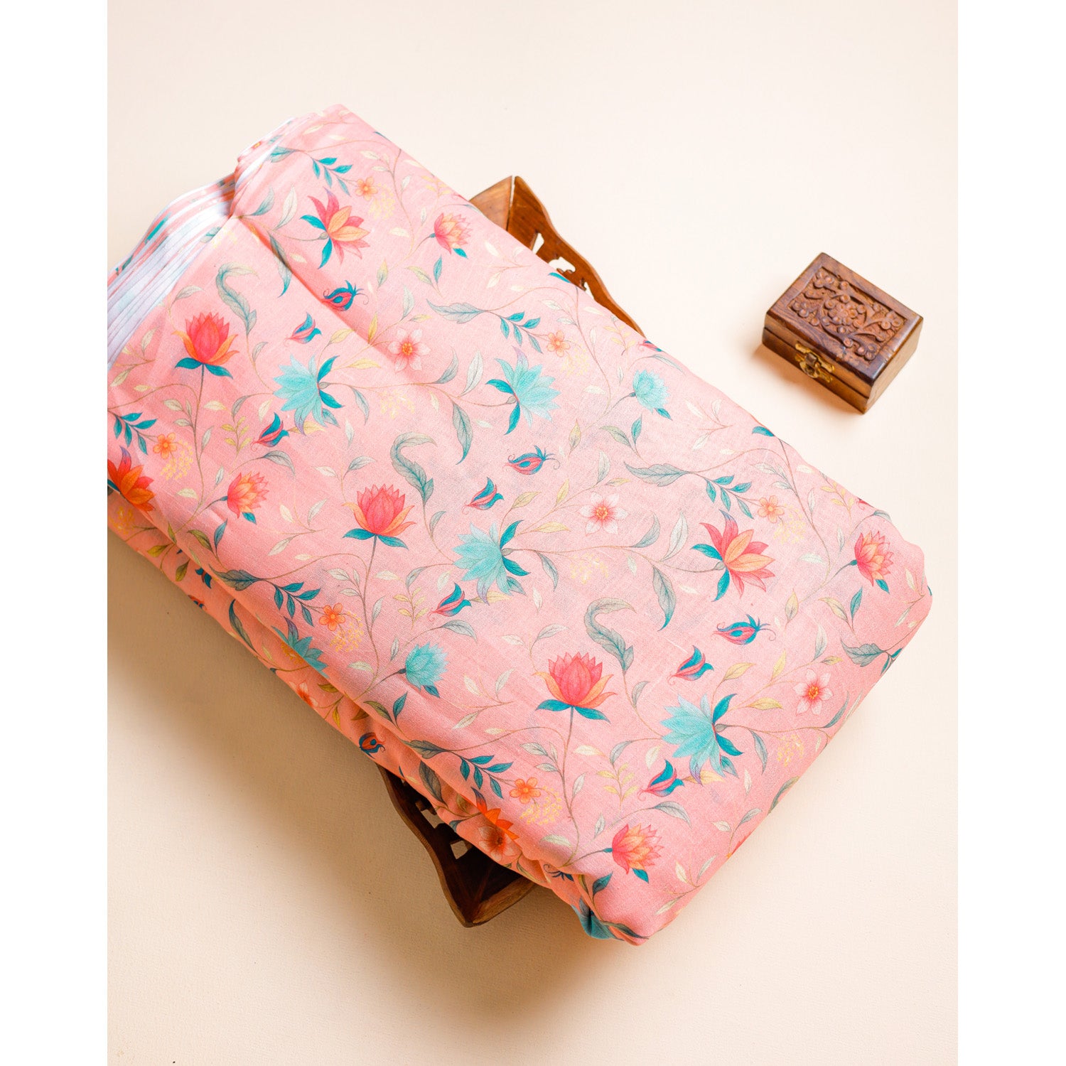 COTTON LINEN PRINTED FABRIC