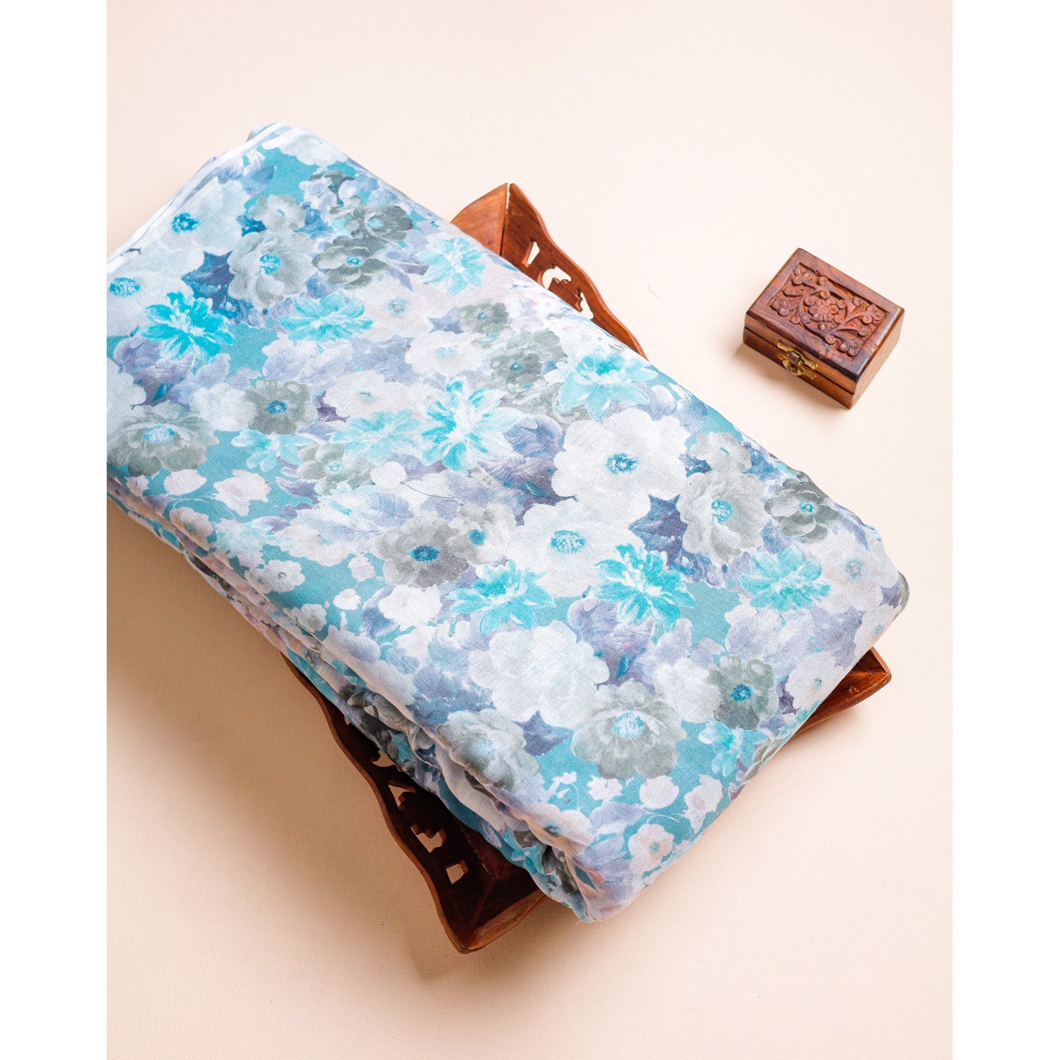 COTTON LINEN PRINTED FABRIC