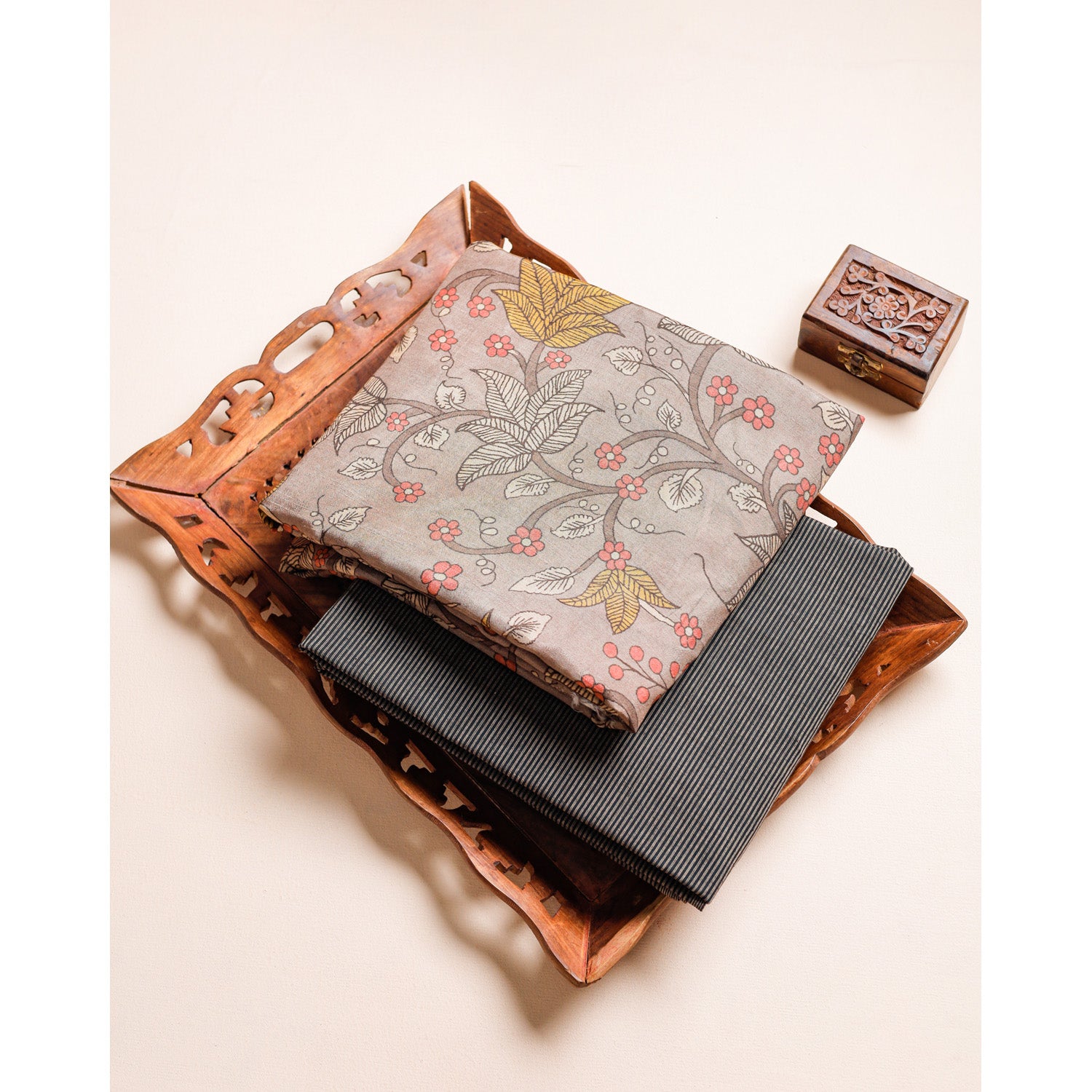 KALAMKARI DOLA SILK MIX & MATCH