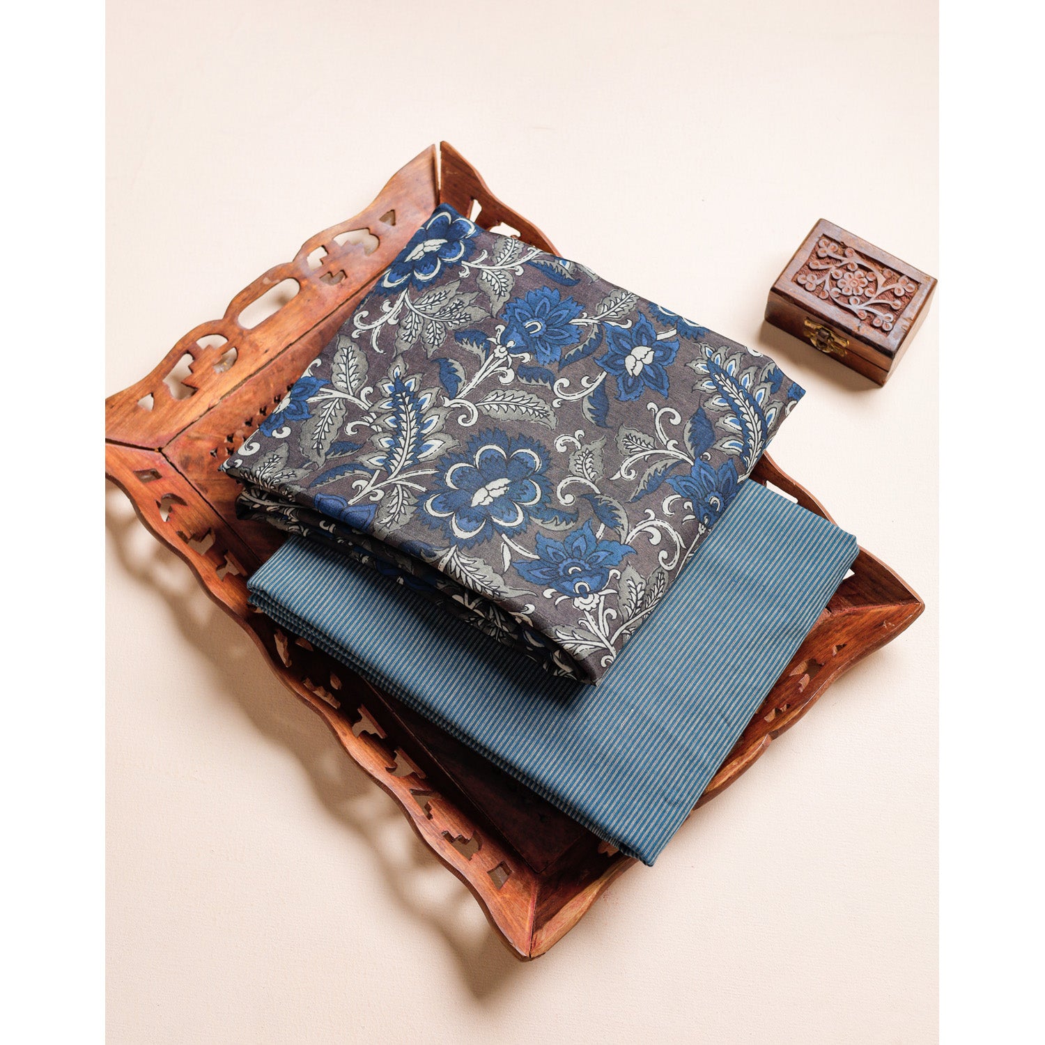KALAMKARI DOLA SILK MIX & MATCH