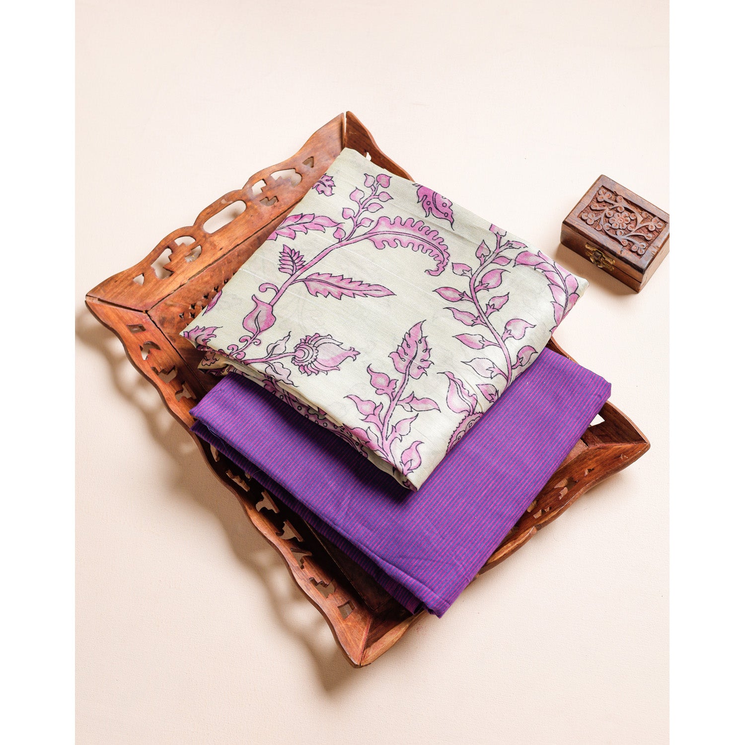 KALAMKARI DOLA SILK MIX & MATCH