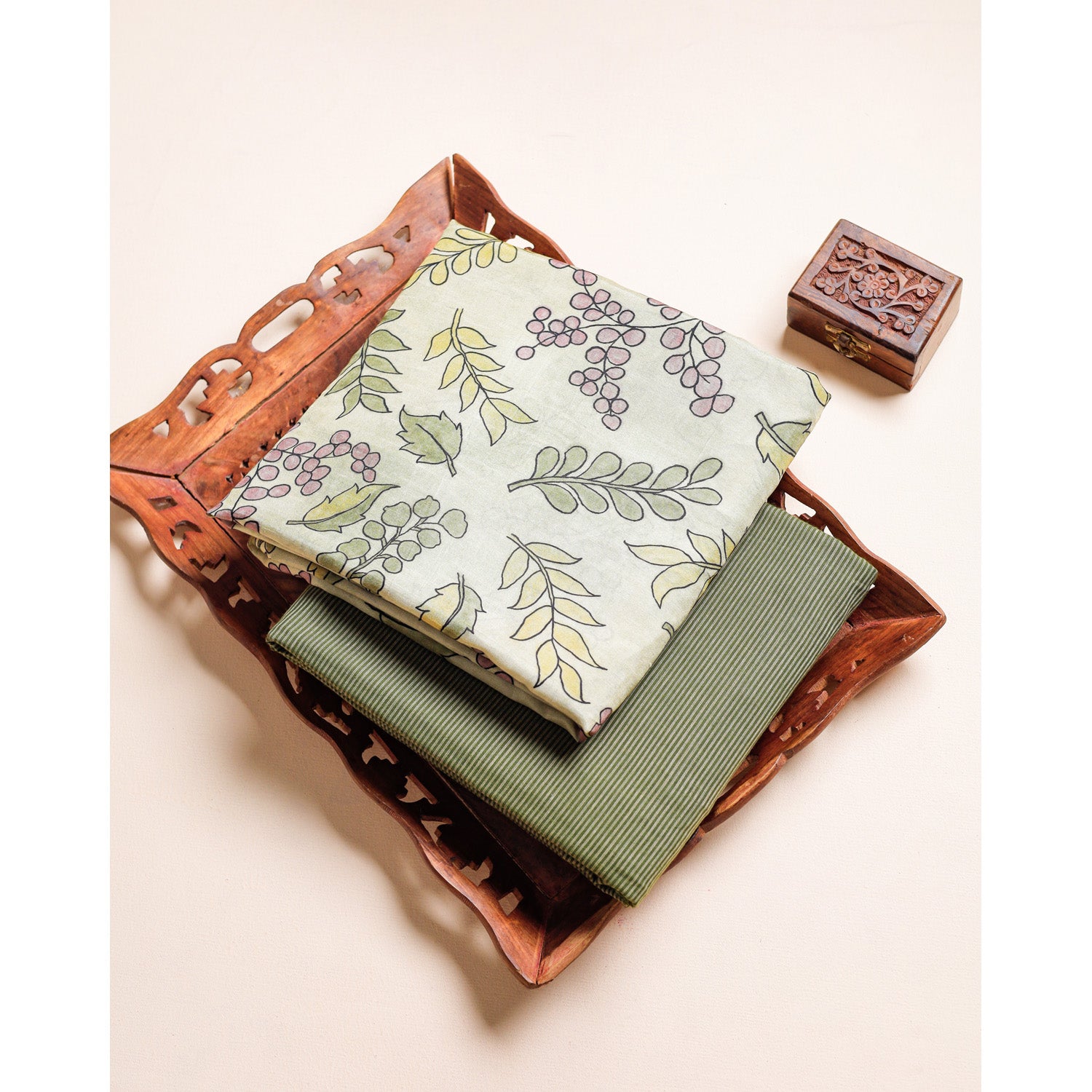 KALAMKARI DOLA SILK MIX & MATCH