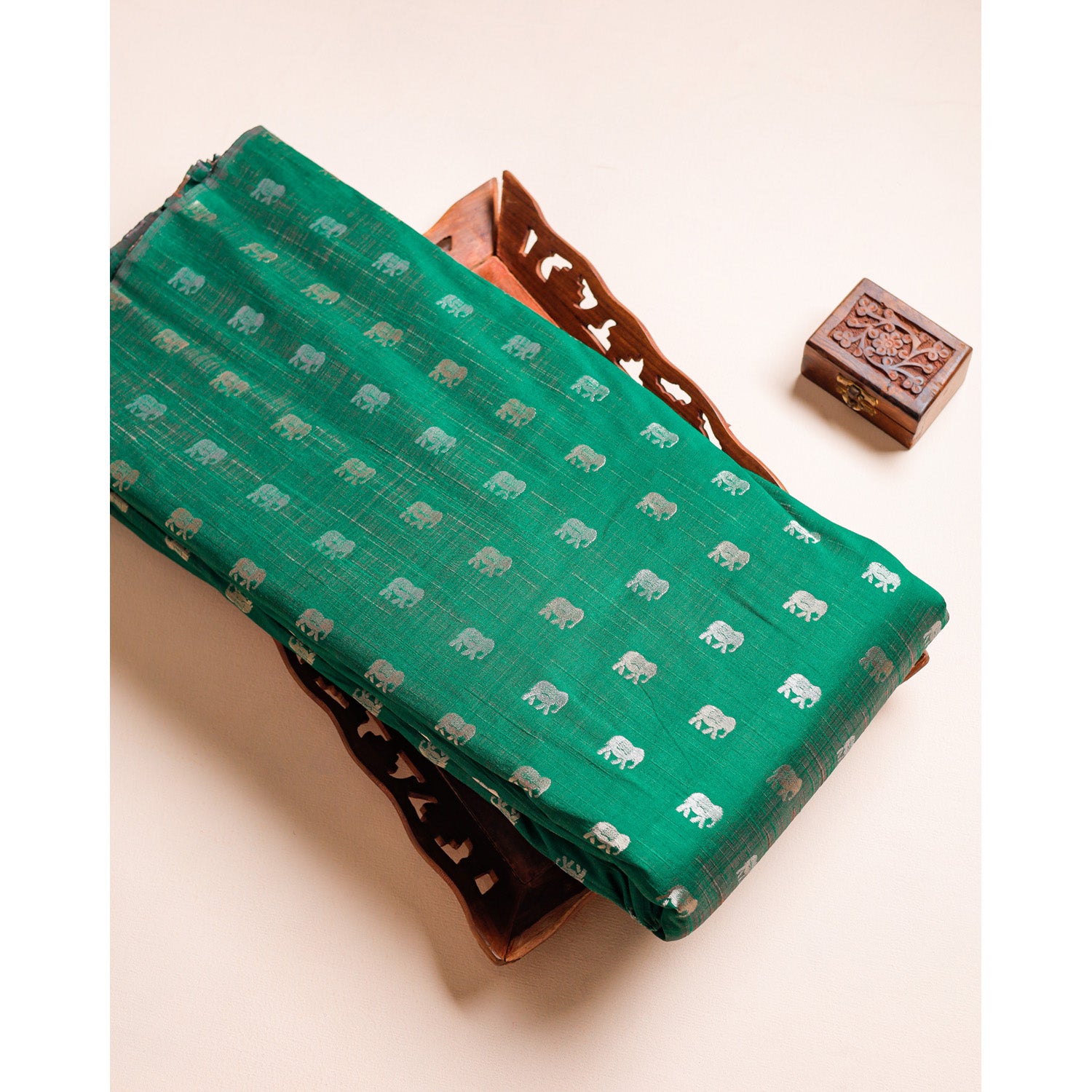 DUPION SILK BROCADE FABRIC