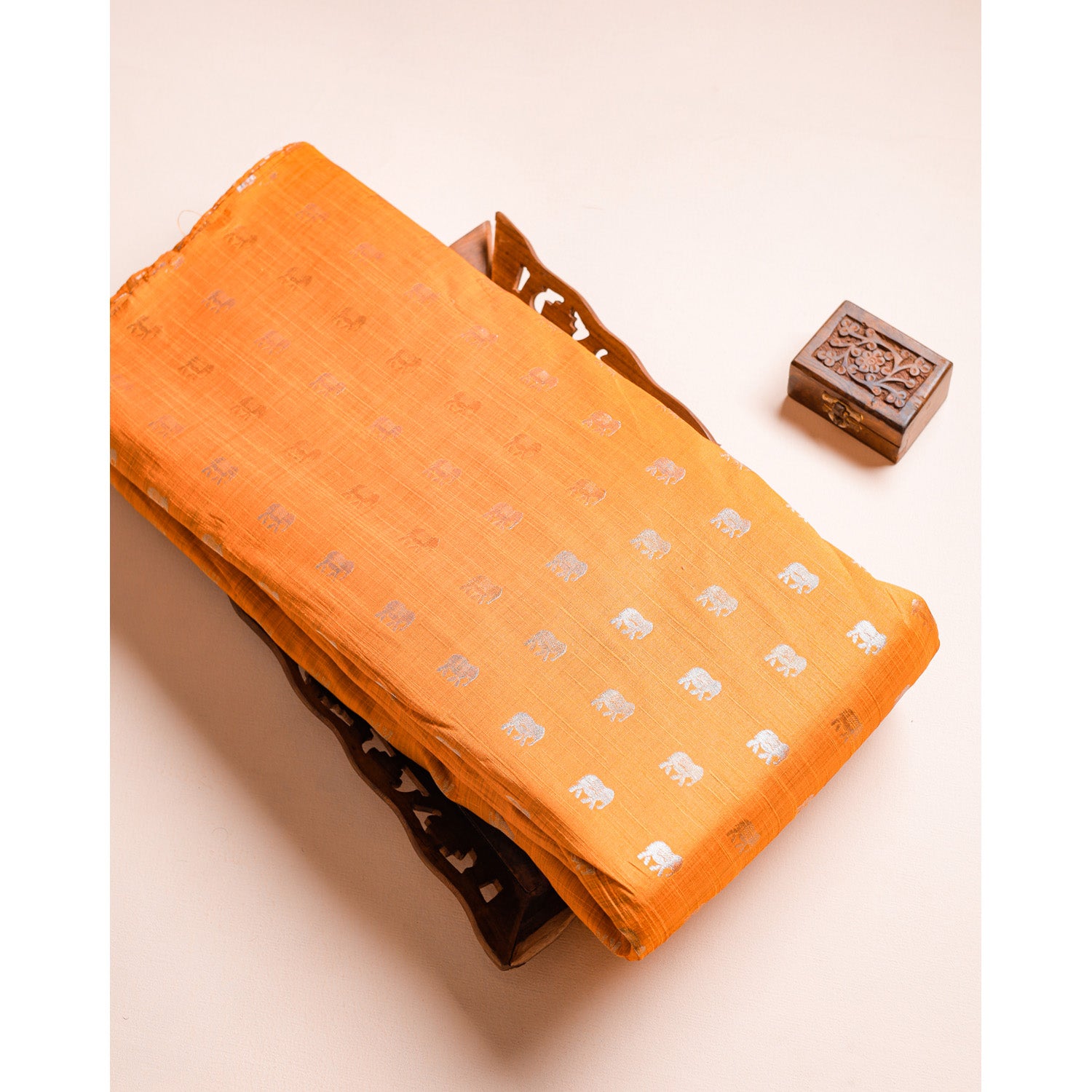 DUPION SILK BROCADE FABRIC