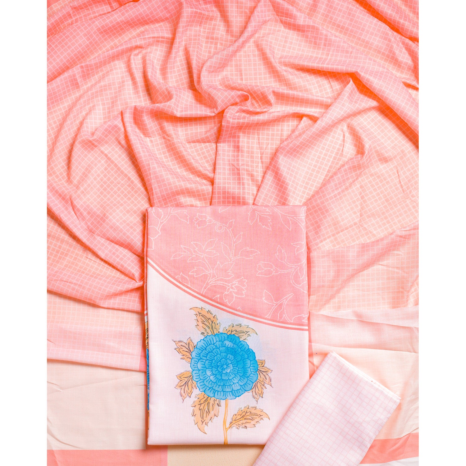 COTTON MUL PRINTED SUIT SET