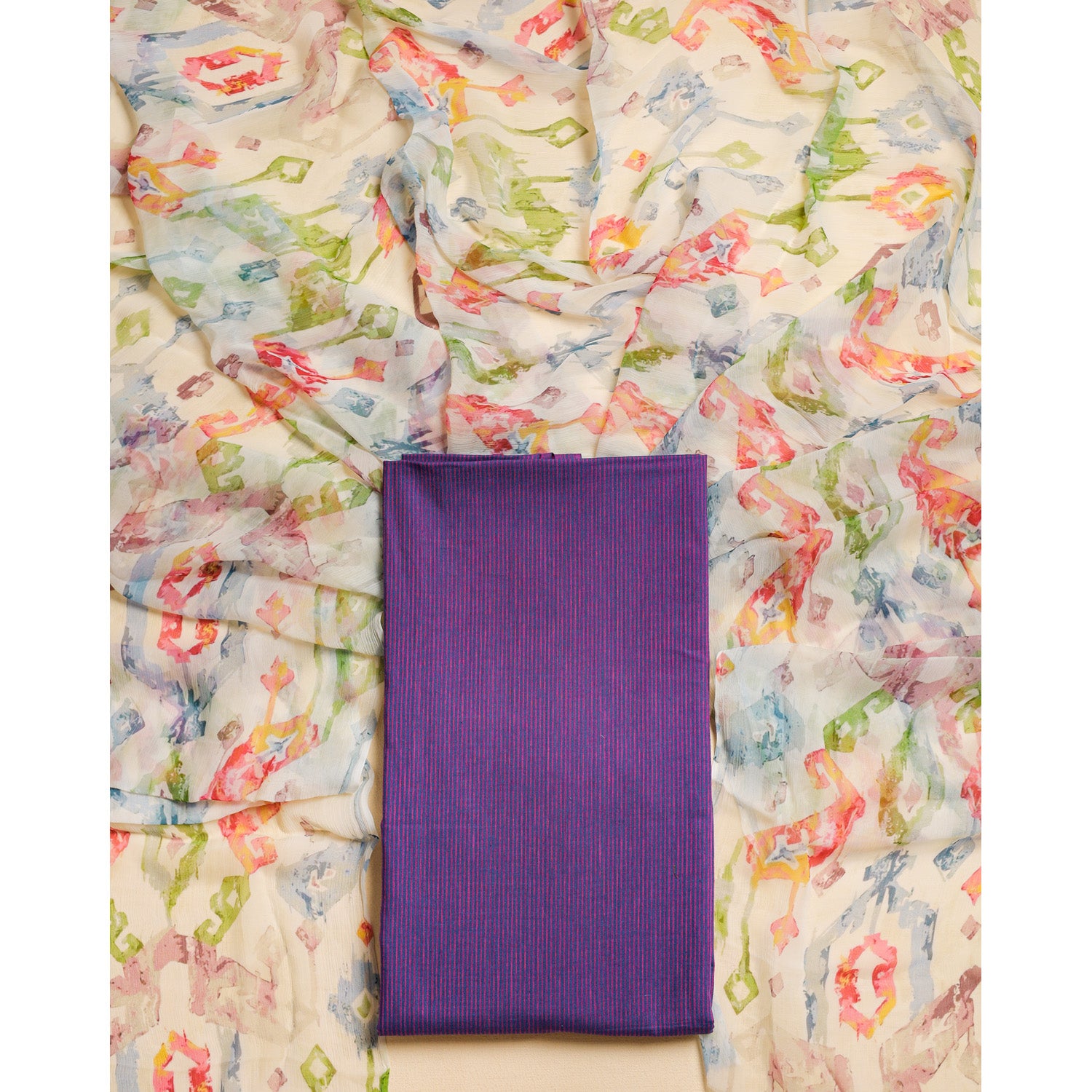 PURE COTTON HANDLOOM 2 PIECE SET