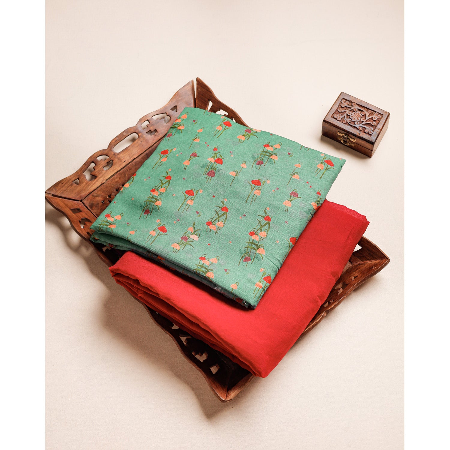 GEORGETTE LINEN-CHANDERI MIX & MATCH