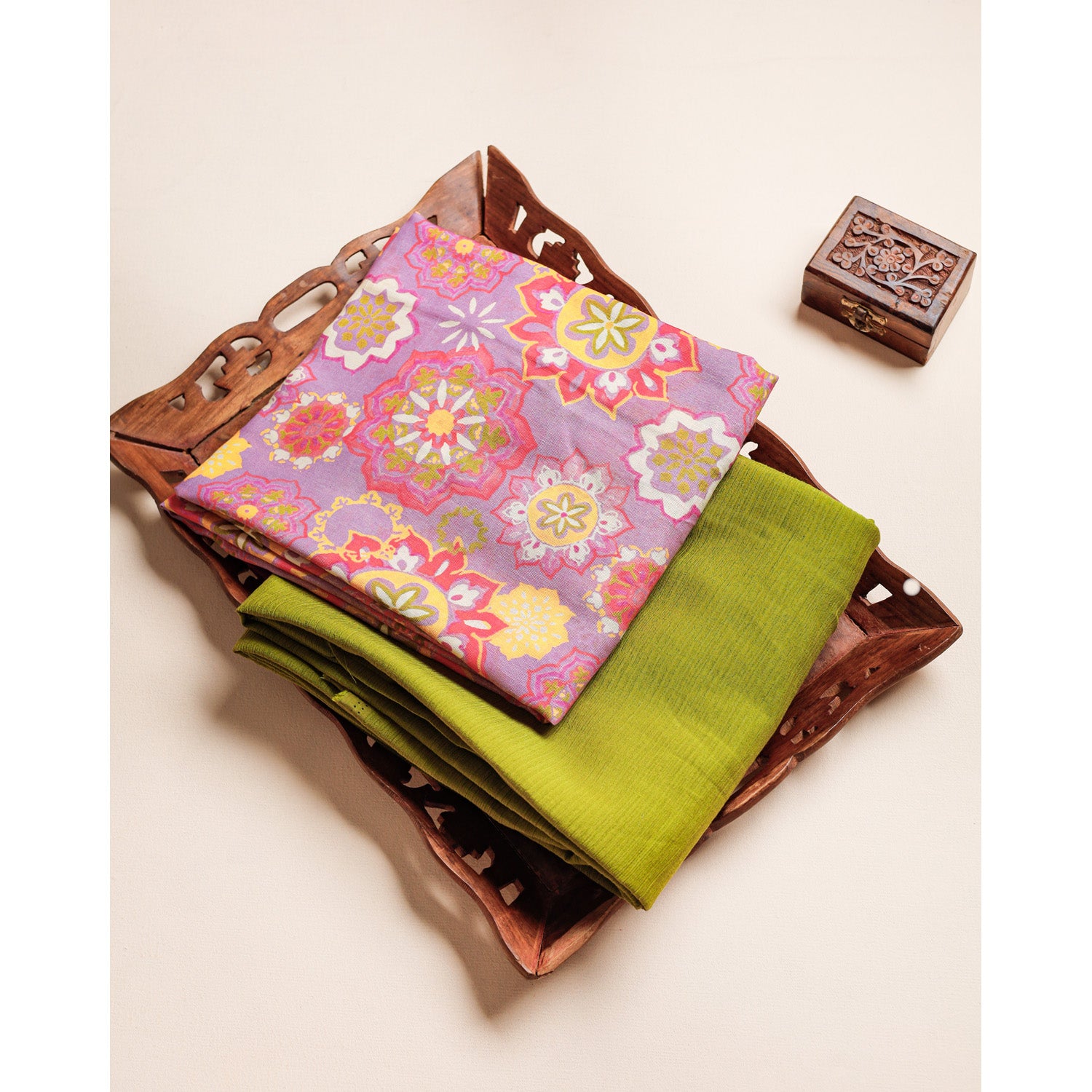 GEORGETTE LINEN-CHANDERI MIX & MATCH