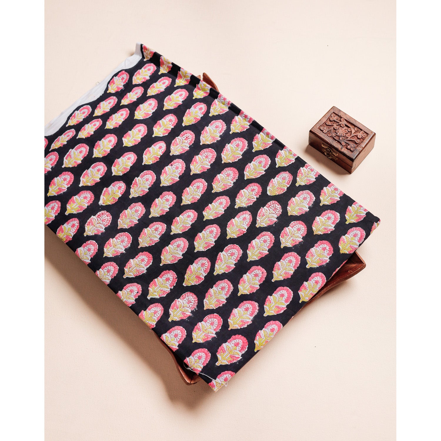PURE COTTON HANDBLOCK PRINTED FABRIC