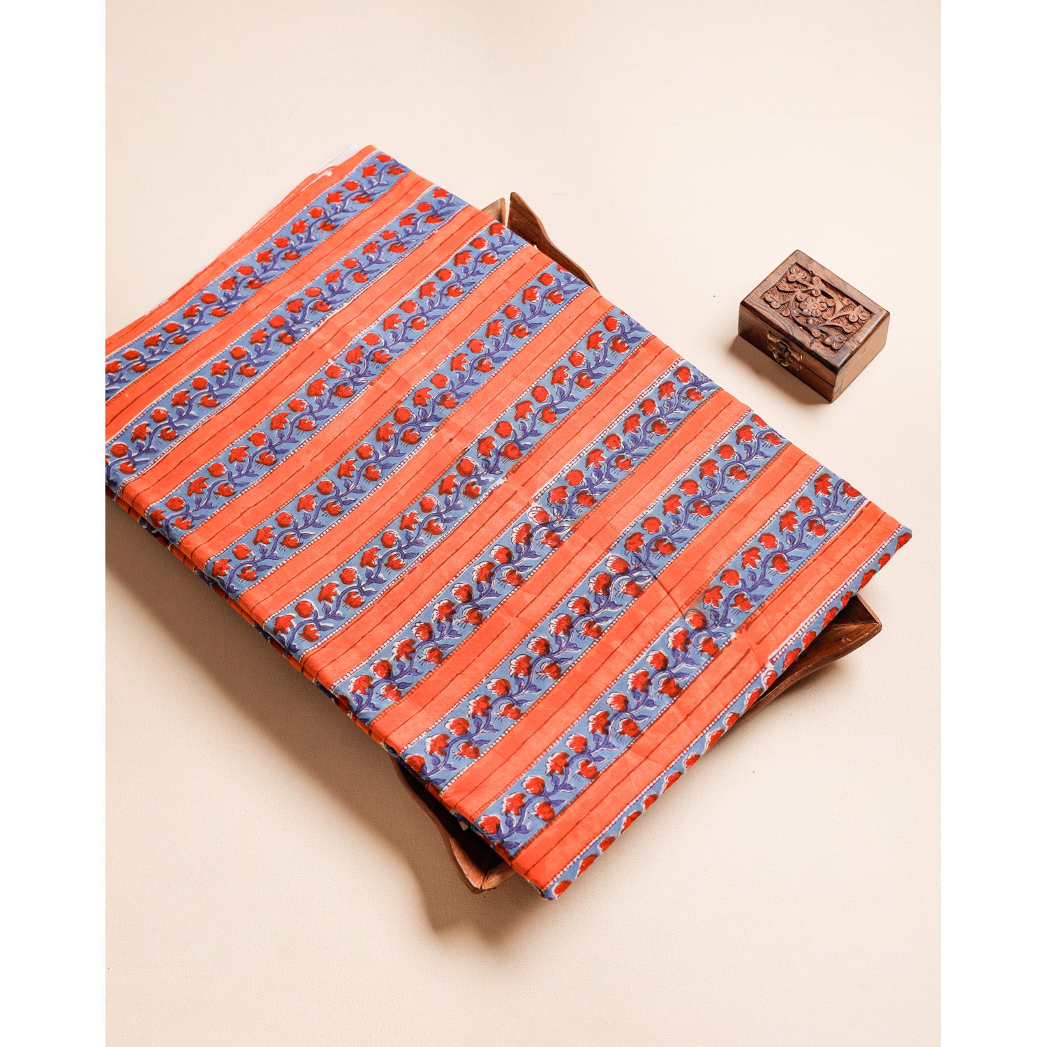 PURE COTTON HANDBLOCK PRINTED FABRIC