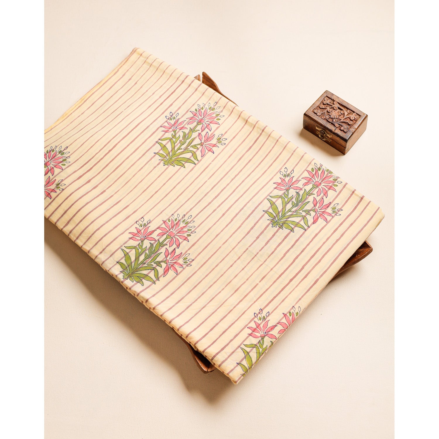 PURE COTTON HANDBLOCK PRINTED FABRIC