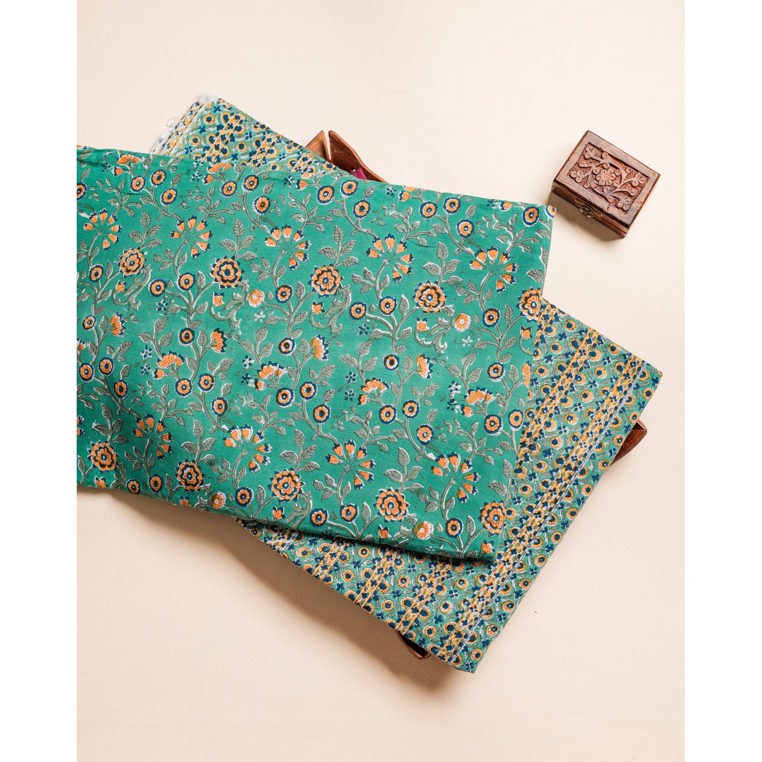 PURE COTTON HANDBLOCK PRINTED FABRICS