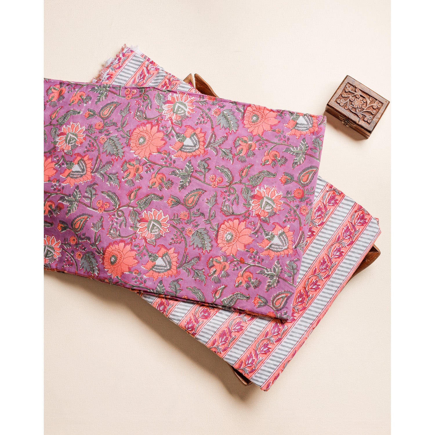 PURE COTTON HANDBLOCK PRINTED FABRICS