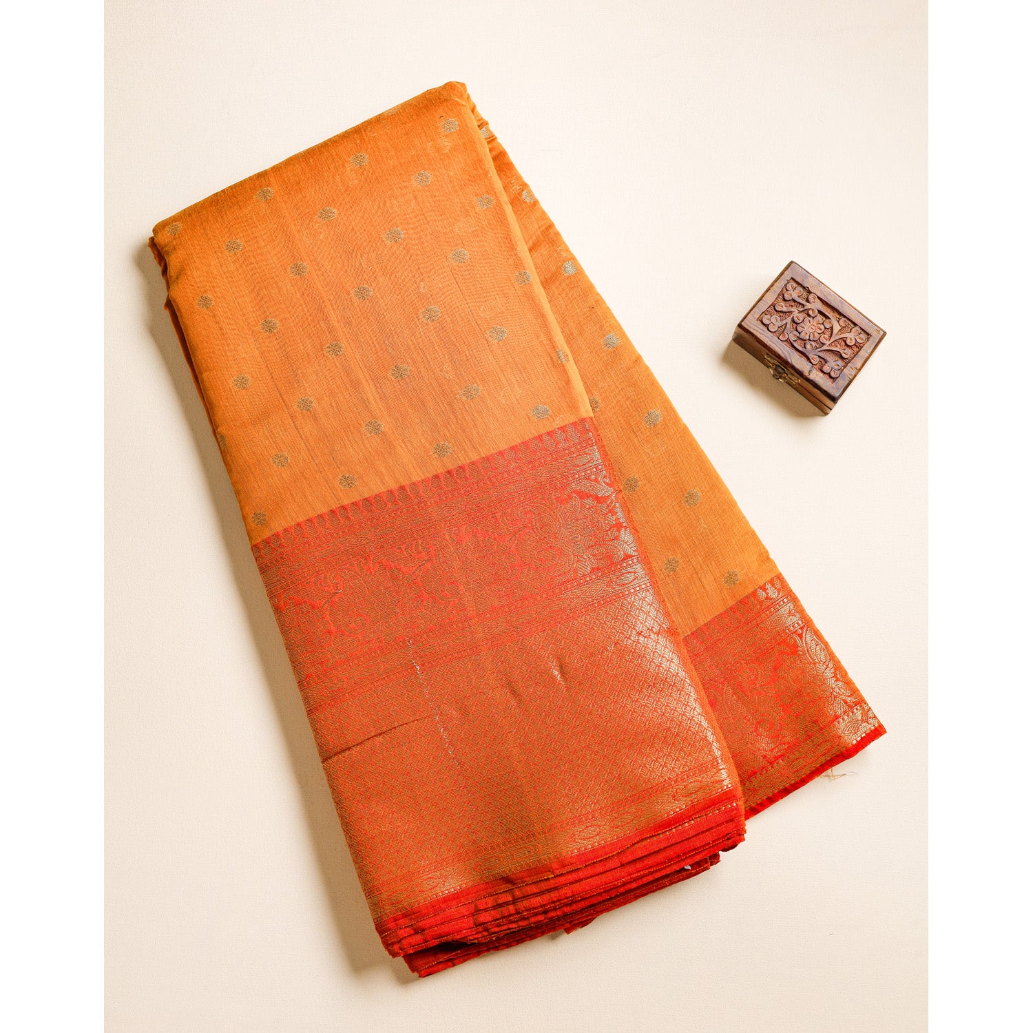 NARAYANPET COTTON SILK BORDER FABRIC